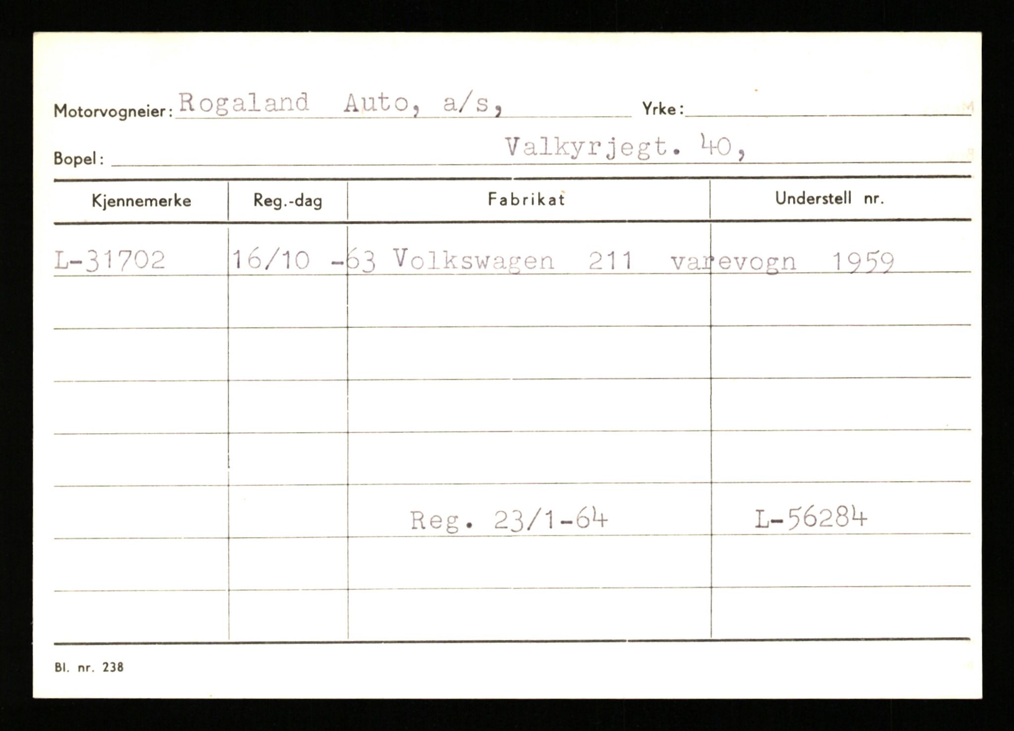 Stavanger trafikkstasjon, SAST/A-101942/0/G/L0005: Registreringsnummer: 23000 - 34245, 1930-1971, p. 2662