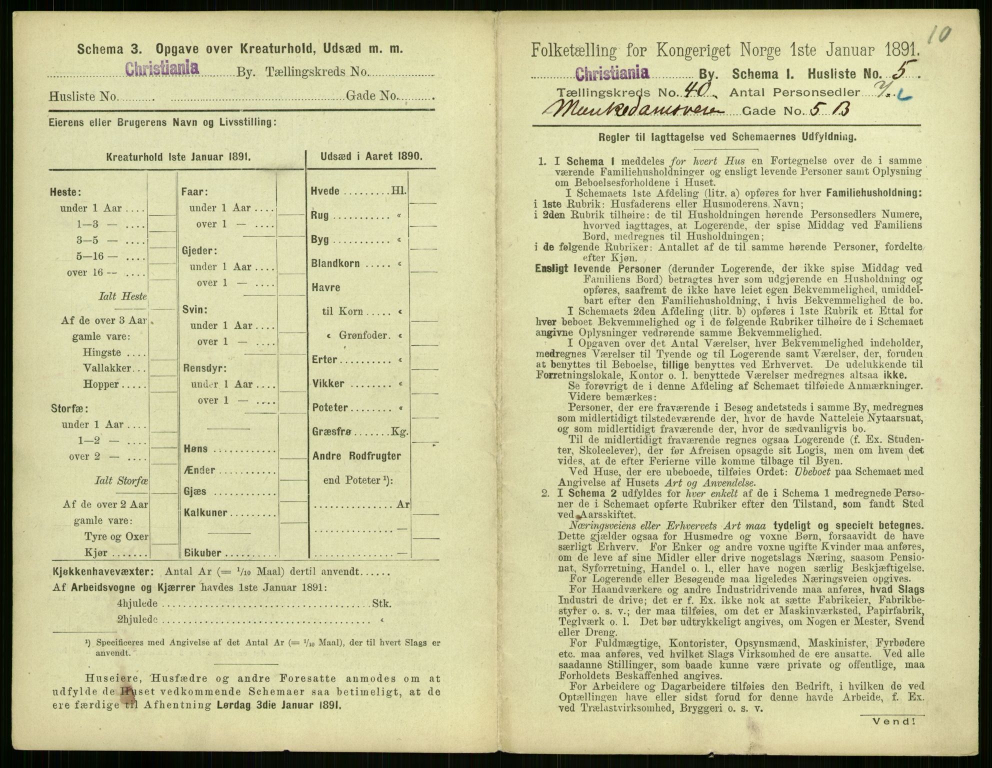 RA, 1891 census for 0301 Kristiania, 1891, p. 22732