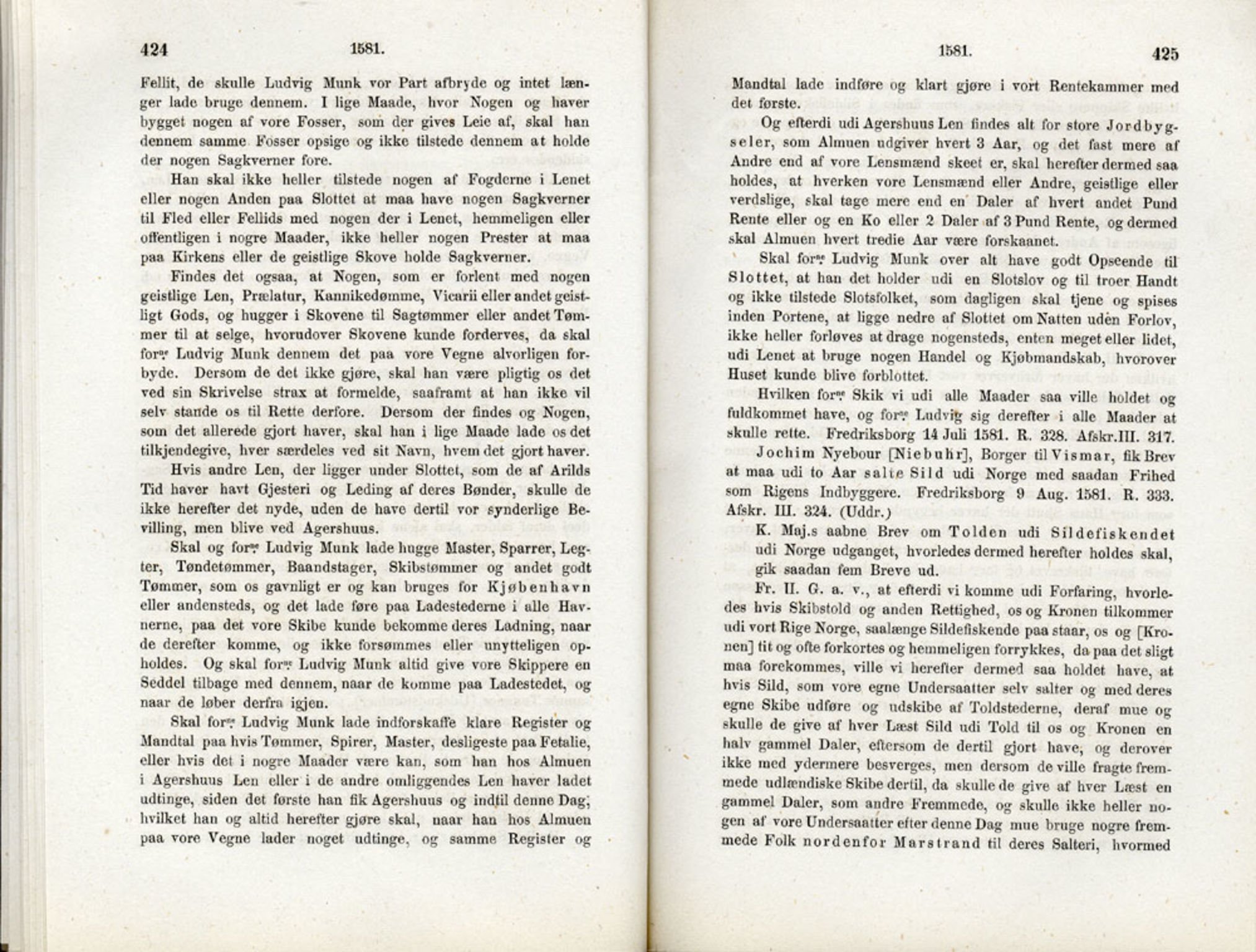 Publikasjoner utgitt av Det Norske Historiske Kildeskriftfond, PUBL/-/-/-: Norske Rigs-Registranter, bind 2, 1572-1588, p. 424-425