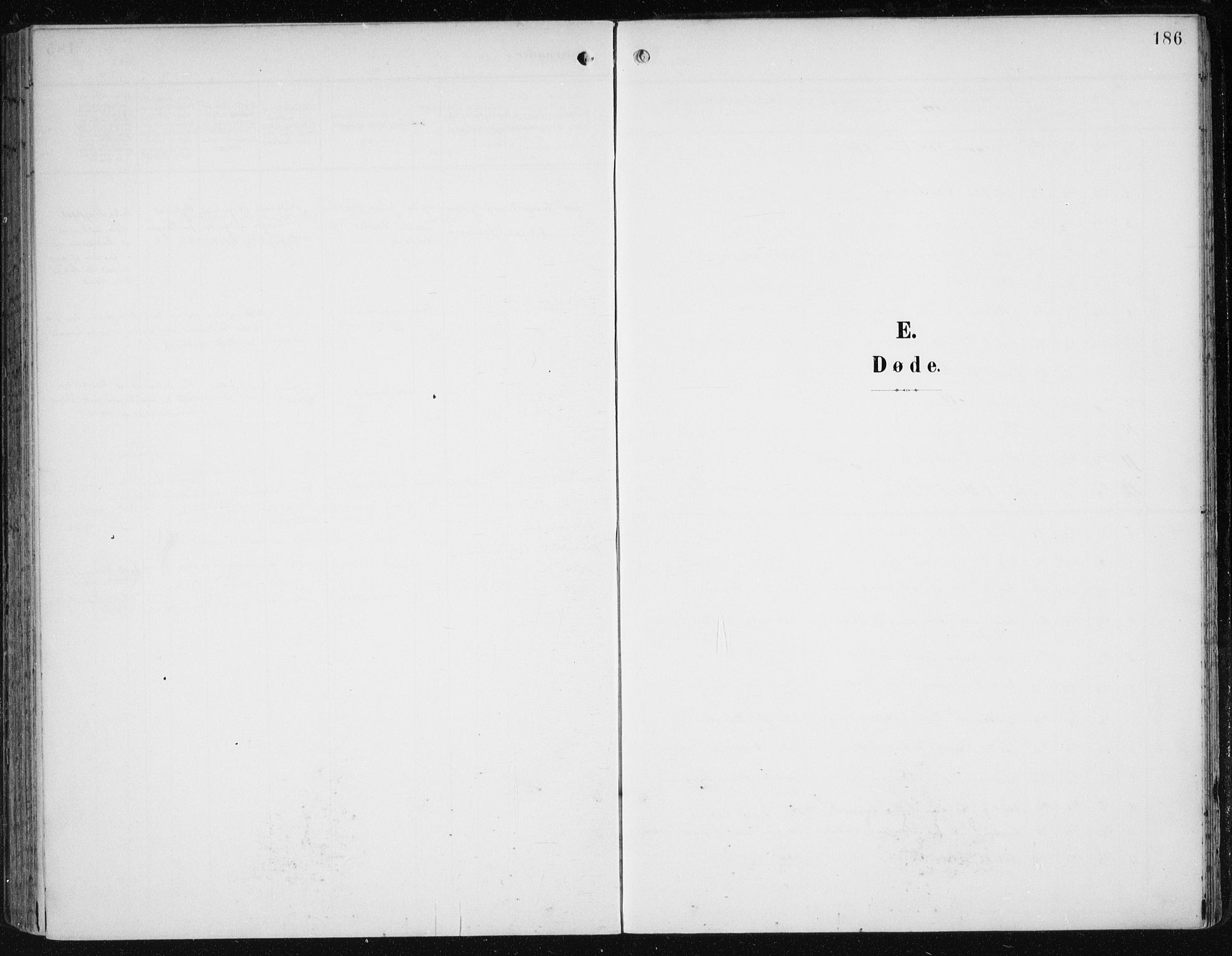 Fana Sokneprestembete, SAB/A-75101/H/Haa/Haai/L0003: Parish register (official) no. I 3, 1900-1912, p. 186