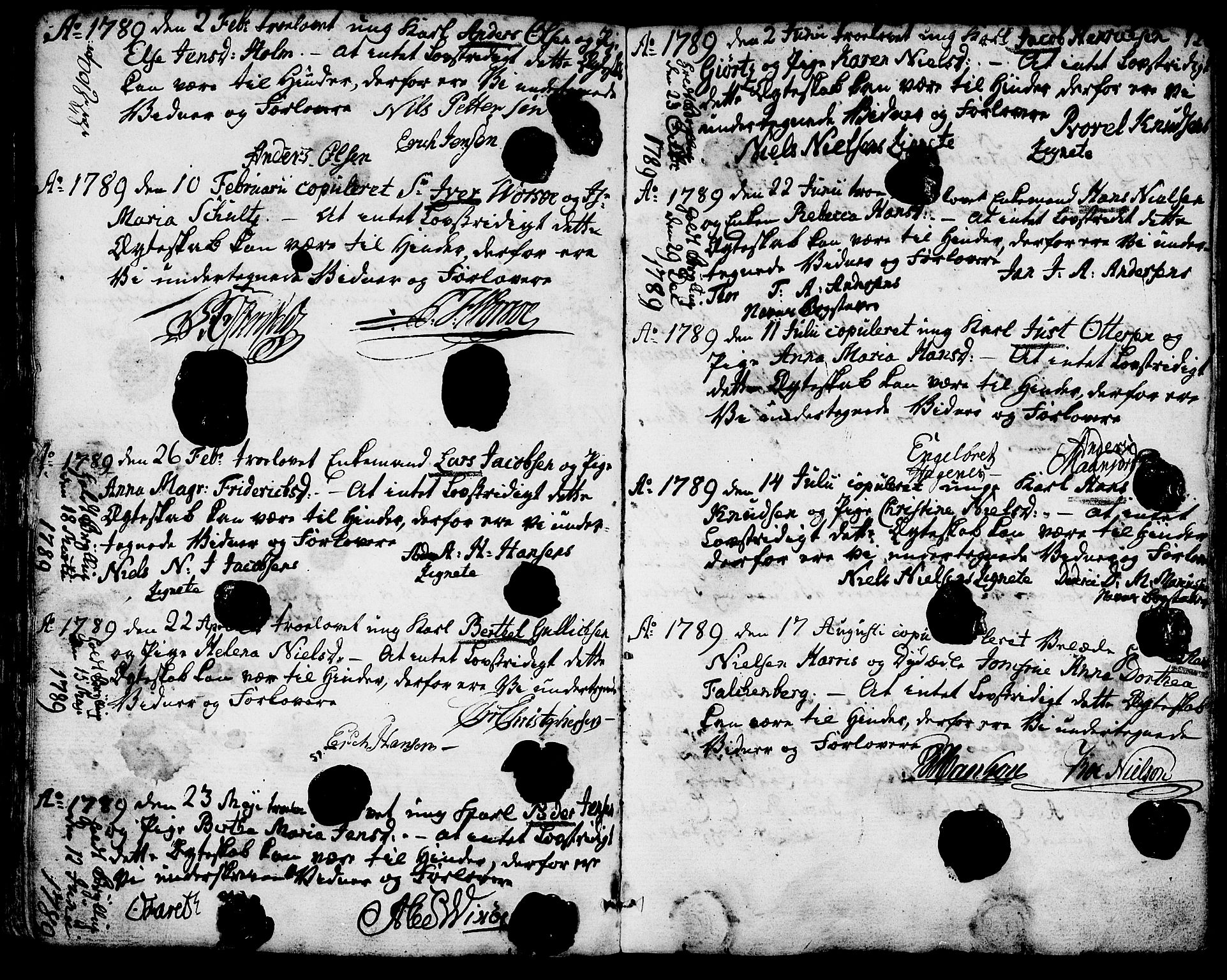 Larvik kirkebøker, AV/SAKO-A-352/G/Ga/L0001: Parish register (copy) no. I 1, 1785-1807, p. 126
