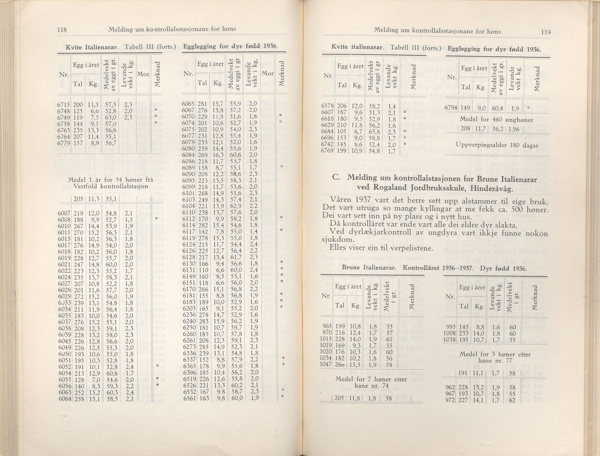 Rogaland fylkeskommune - Fylkesrådmannen , IKAR/A-900/A/Aa/Aaa/L0057: Møtebok , 1938, p. 118-119