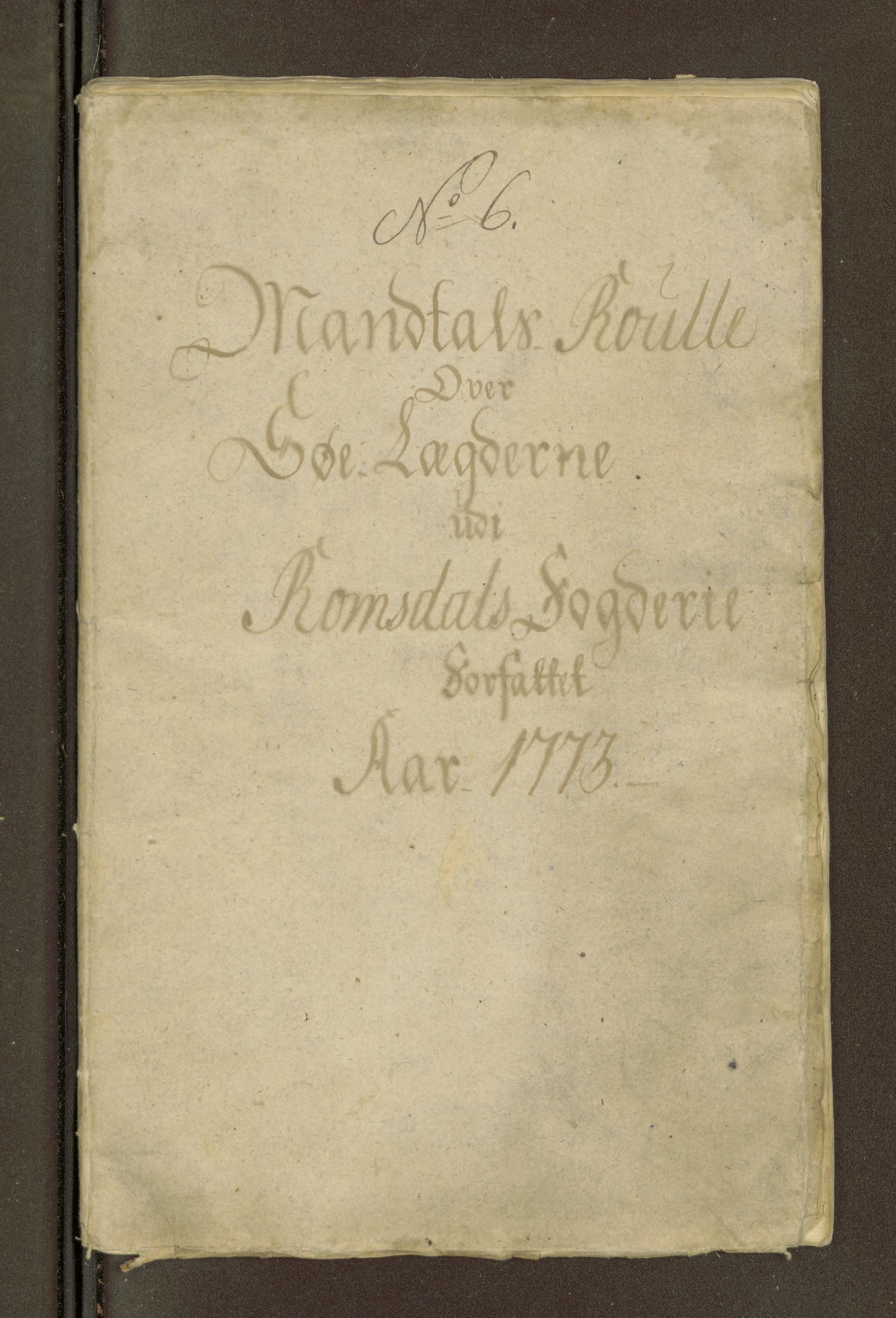 Sjøinnrulleringen - Trondhjemske distrikt, SAT/A-5121/01/L0047/0002: -- / Lægds og hovedrulle for Romsdal fogderi, 1769-1790, p. 190