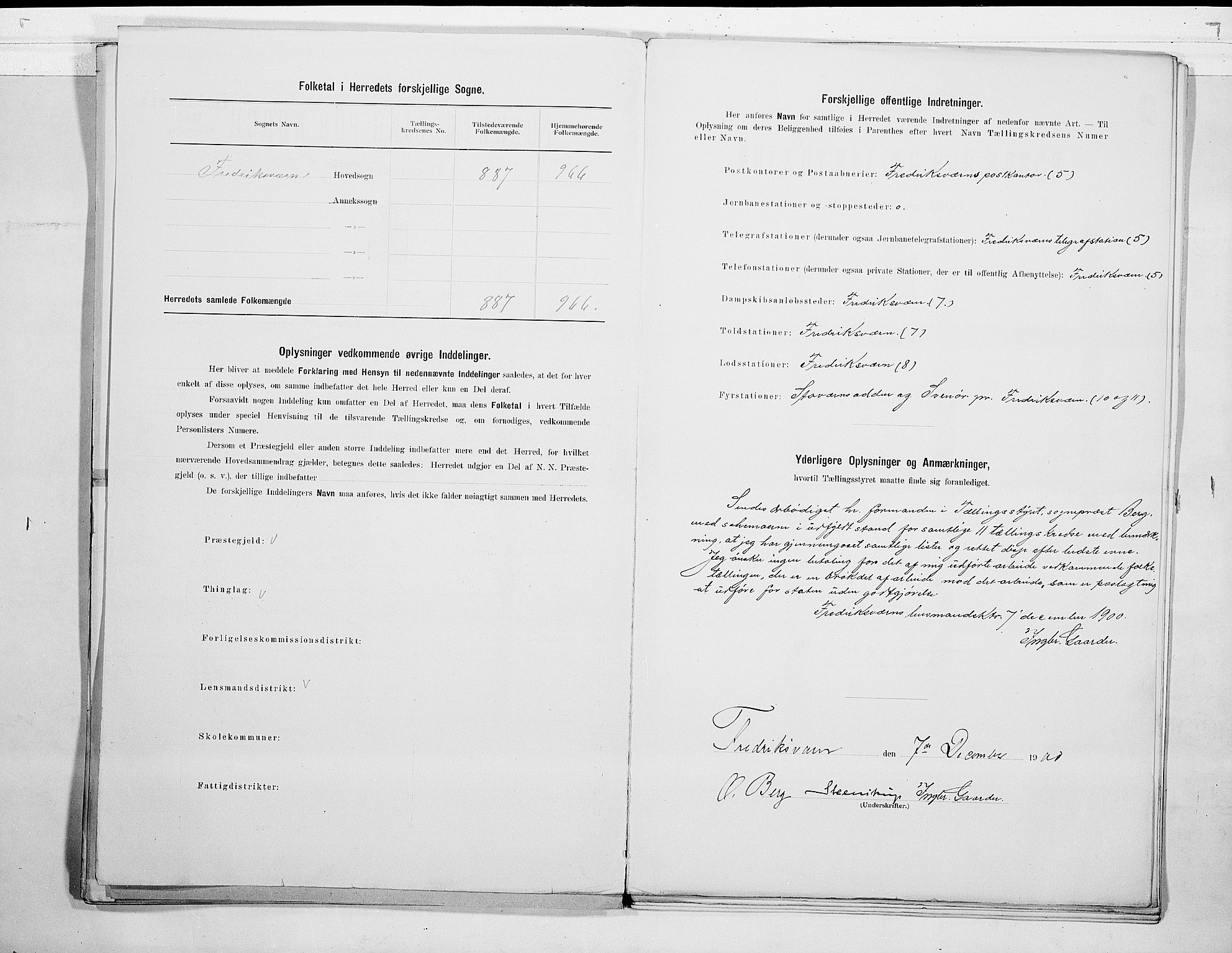 RA, 1900 census for Fredriksvern, 1900, p. 3