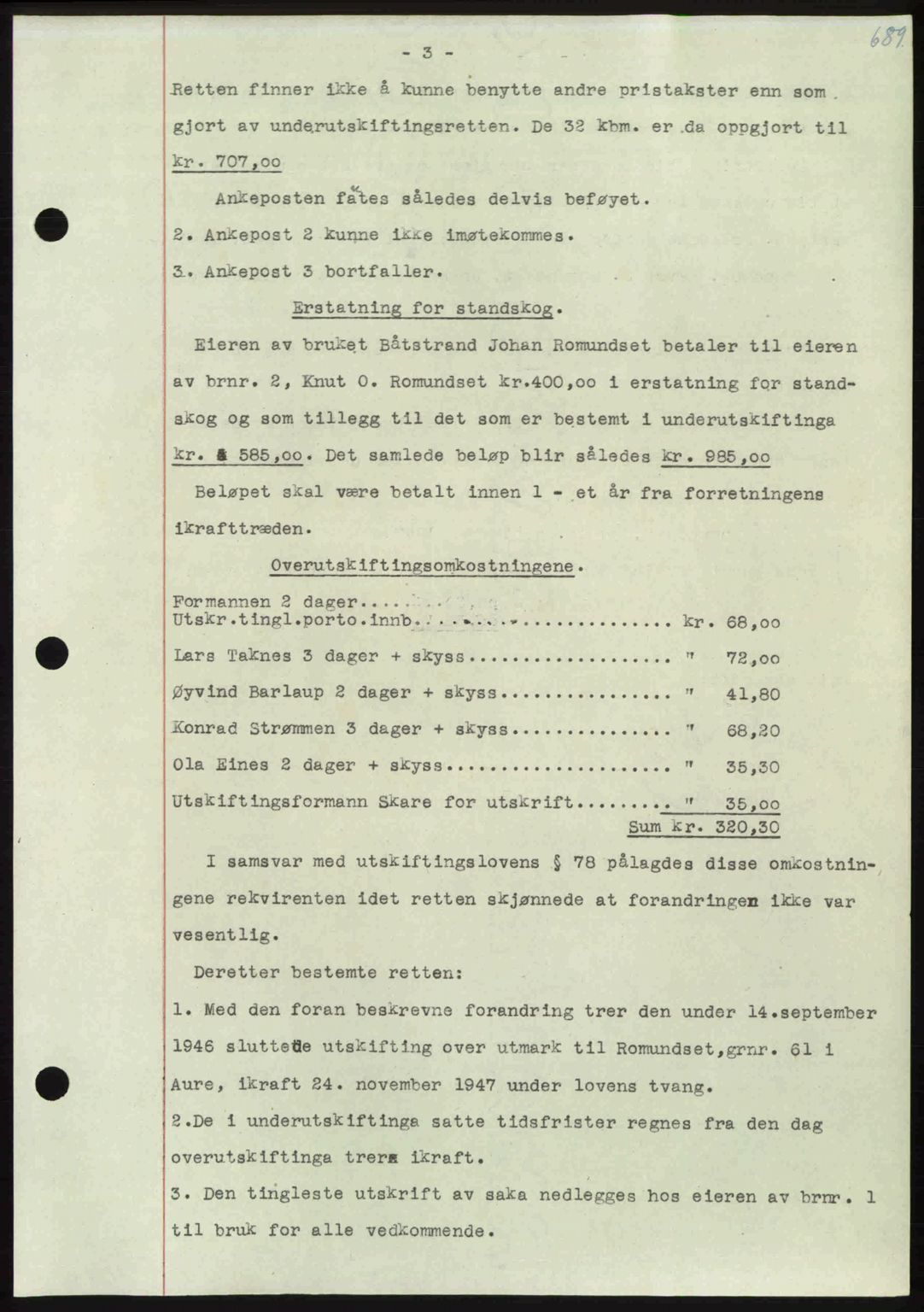 Nordmøre sorenskriveri, AV/SAT-A-4132/1/2/2Ca: Mortgage book no. A107, 1947-1948, Diary no: : 362/1948