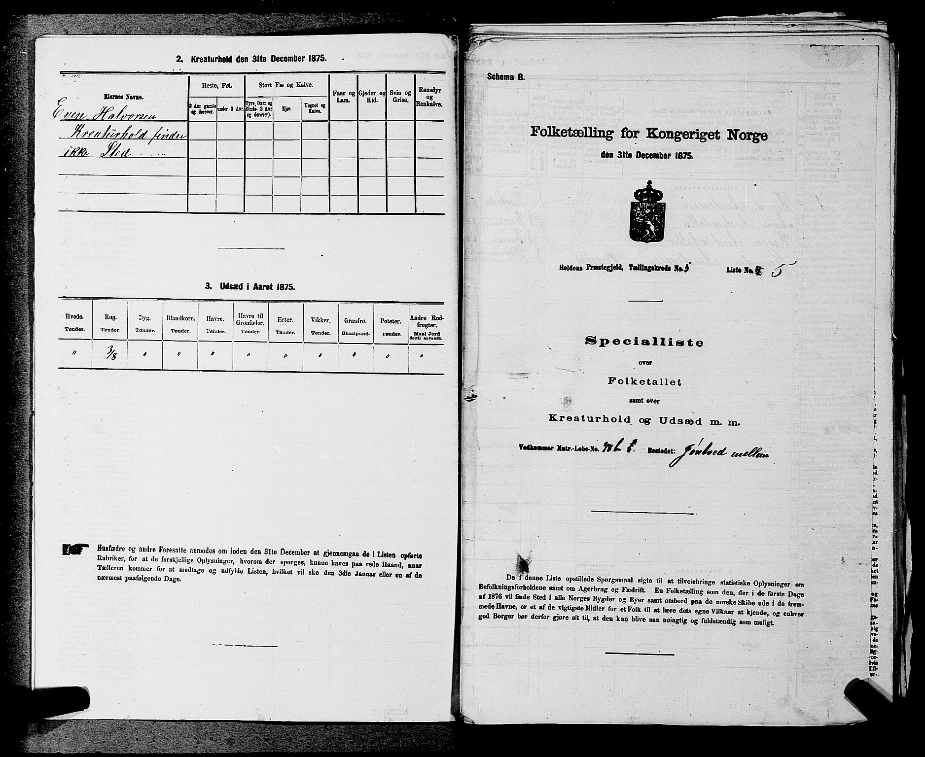 SAKO, 1875 census for 0819P Holla, 1875, p. 614