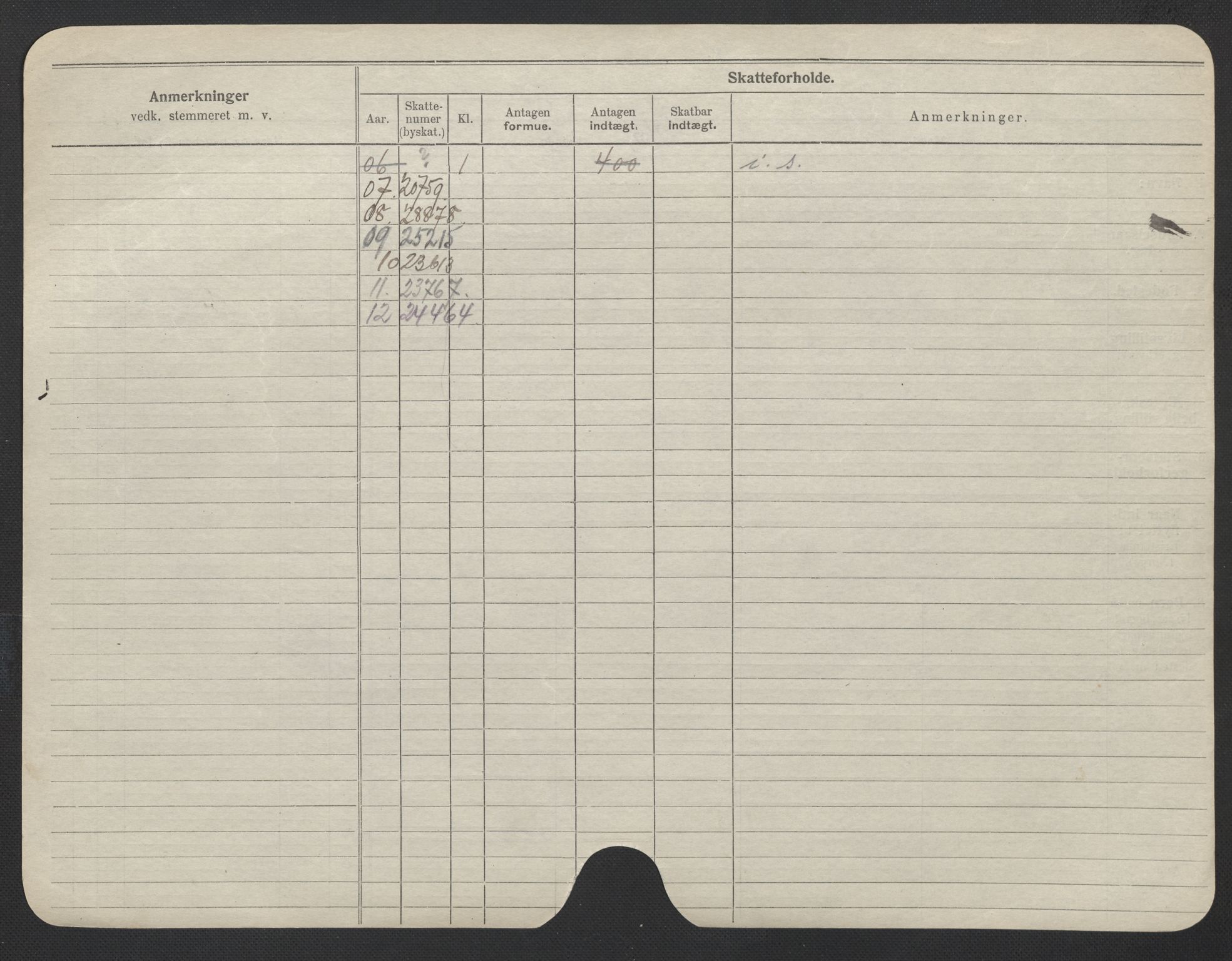 Oslo folkeregister, Registerkort, AV/SAO-A-11715/F/Fa/Fac/L0019: Kvinner, 1906-1914, p. 718b