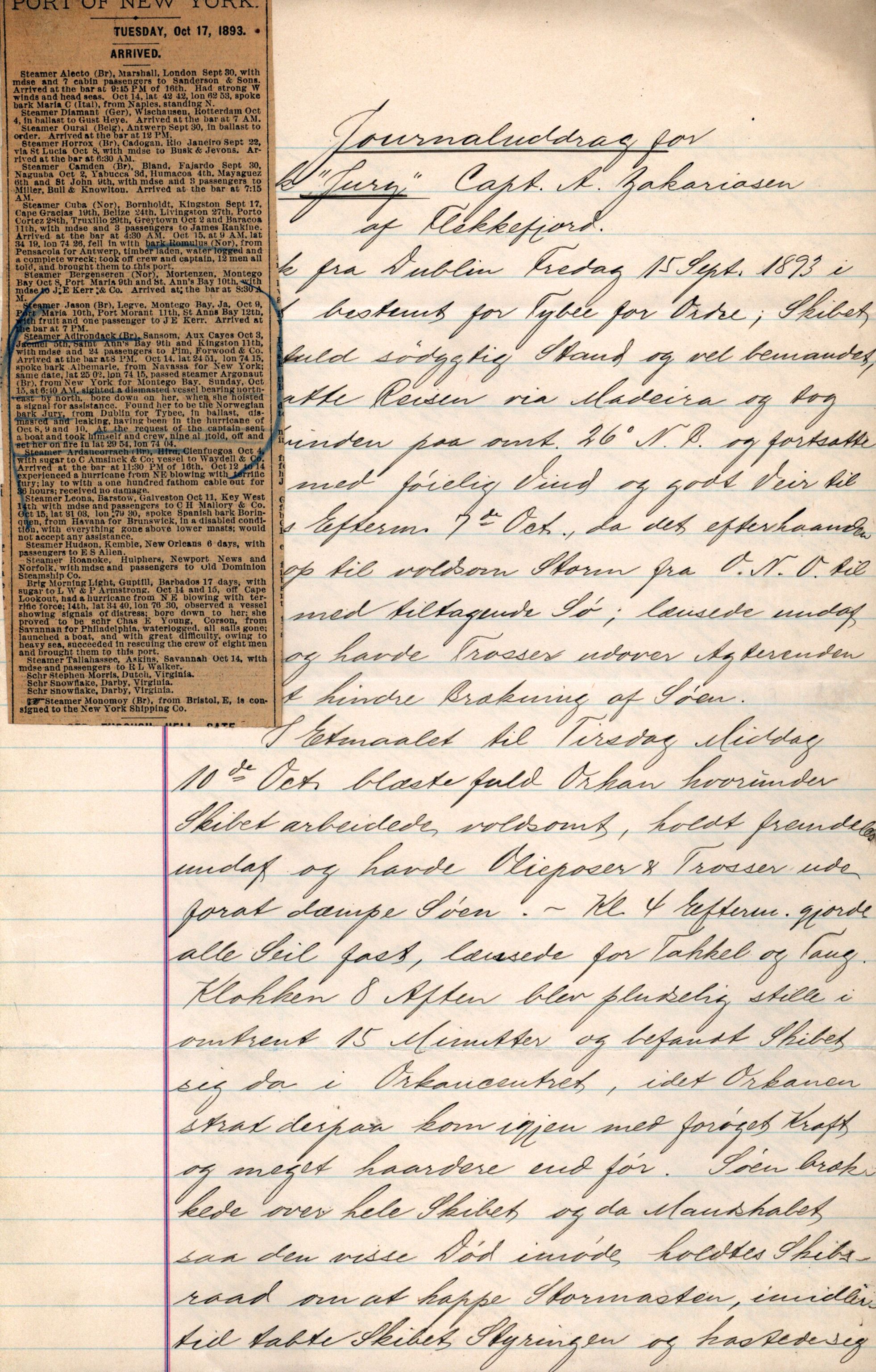 Pa 63 - Østlandske skibsassuranceforening, VEMU/A-1079/G/Ga/L0030/0005: Havaridokumenter / Imanuel, Jury, Nyborg, Vebo, 1893, p. 10