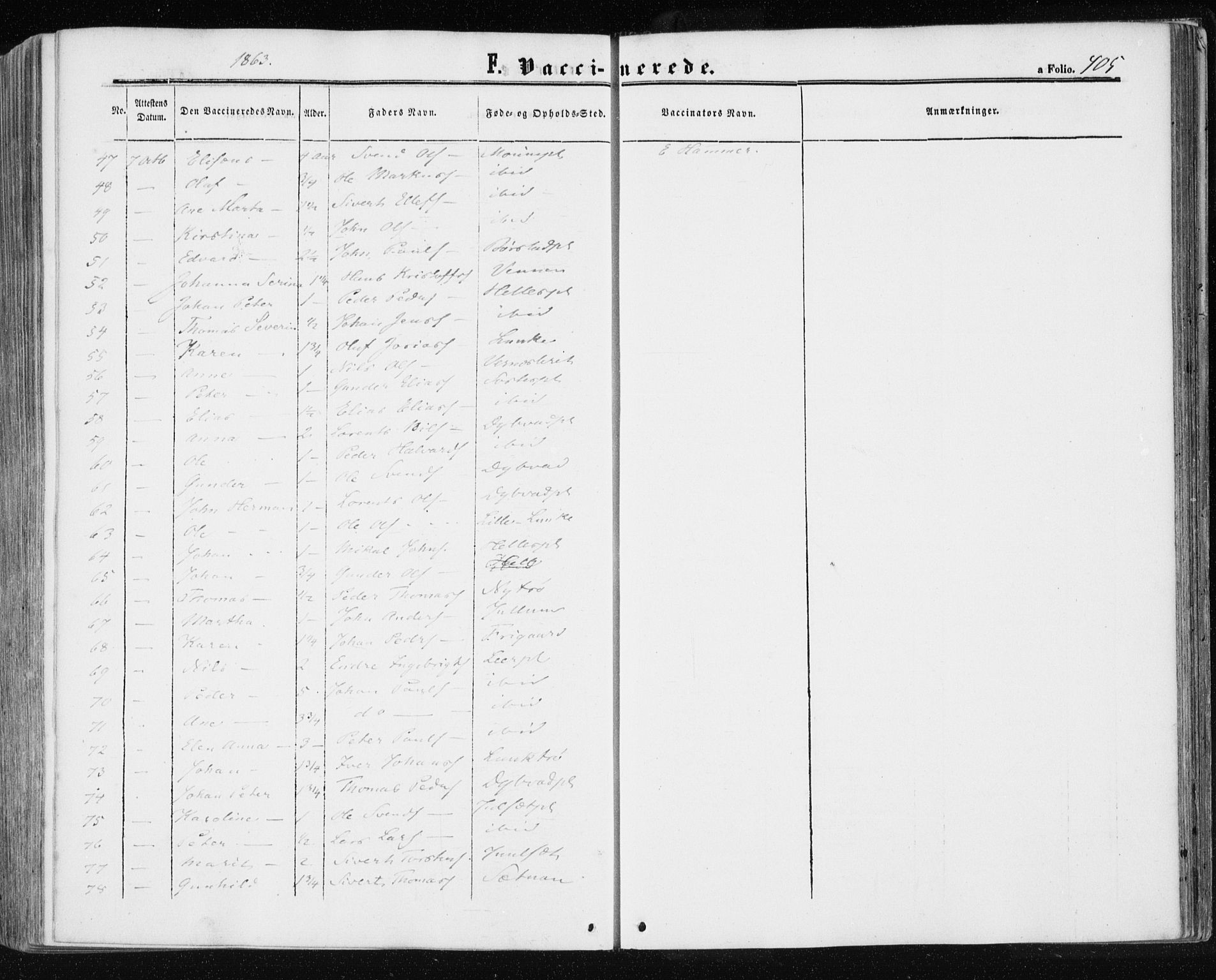 Ministerialprotokoller, klokkerbøker og fødselsregistre - Nord-Trøndelag, SAT/A-1458/709/L0075: Parish register (official) no. 709A15, 1859-1870, p. 405