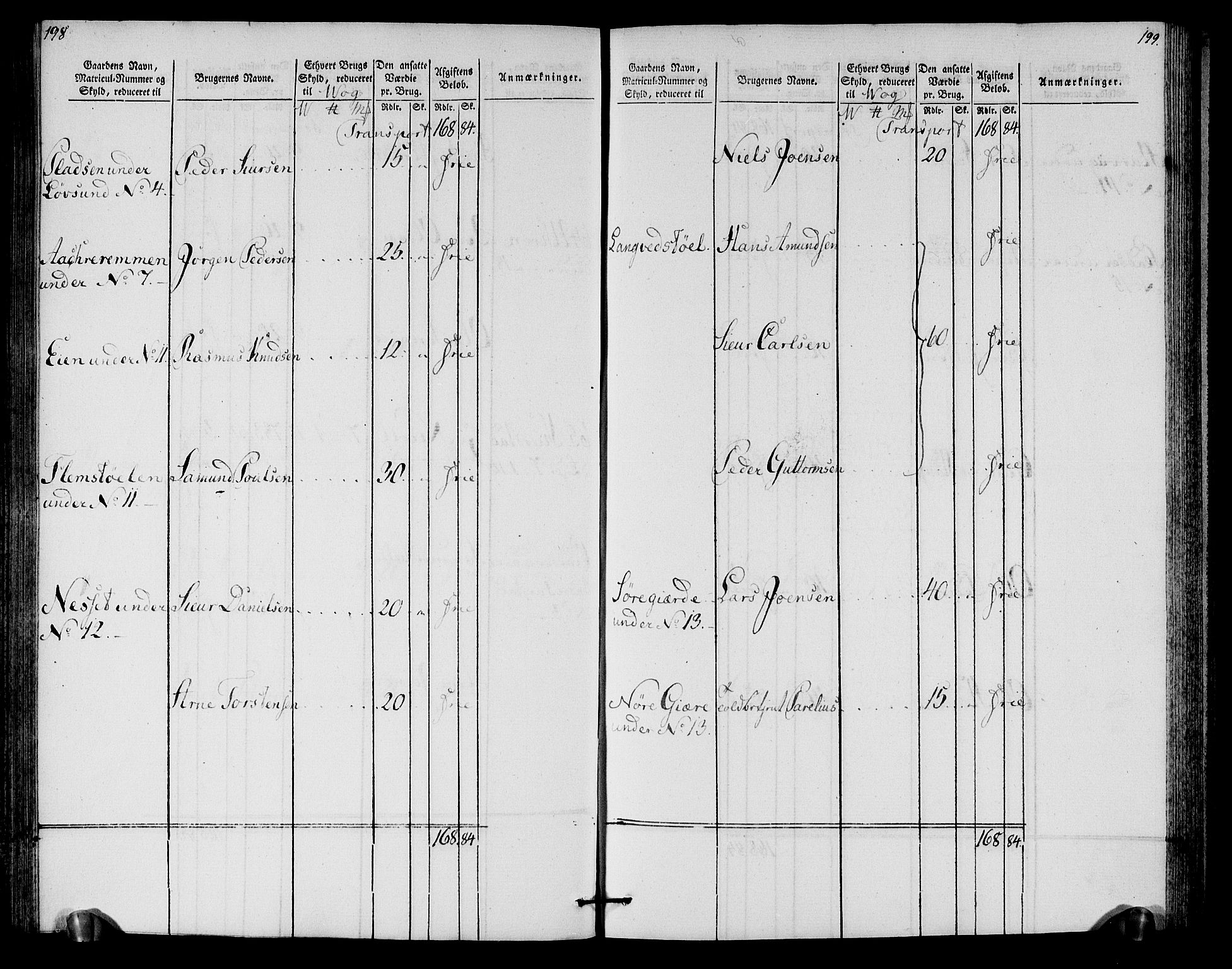 Rentekammeret inntil 1814, Realistisk ordnet avdeling, AV/RA-EA-4070/N/Ne/Nea/L0125a: Sunnmøre fogderi. Oppebørselsregister for fogderiets nordre del, 1803, p. 101