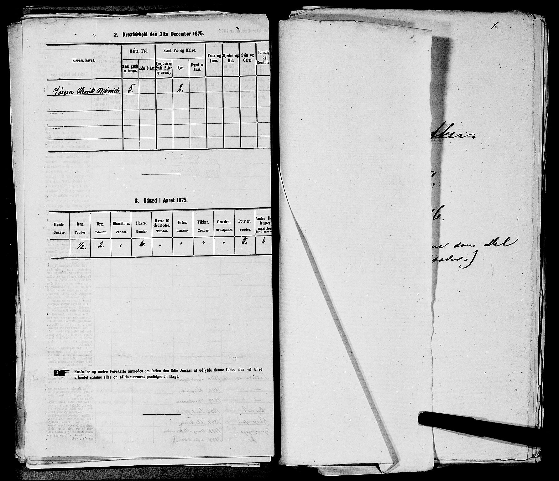 RA, 1875 census for 0218aP Vestre Aker, 1875, p. 1710