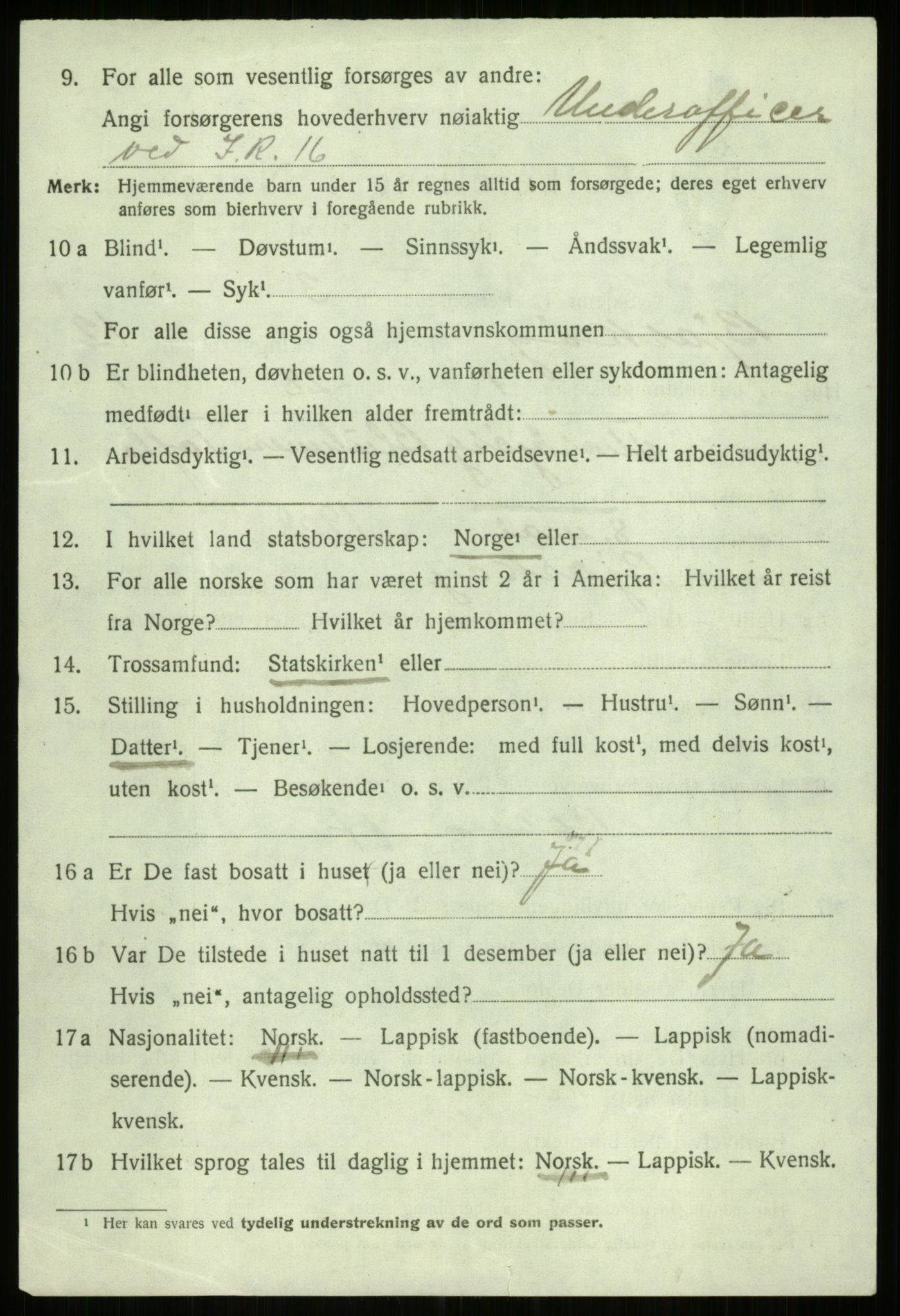 SATØ, 1920 census for Bjarkøy, 1920, p. 4668