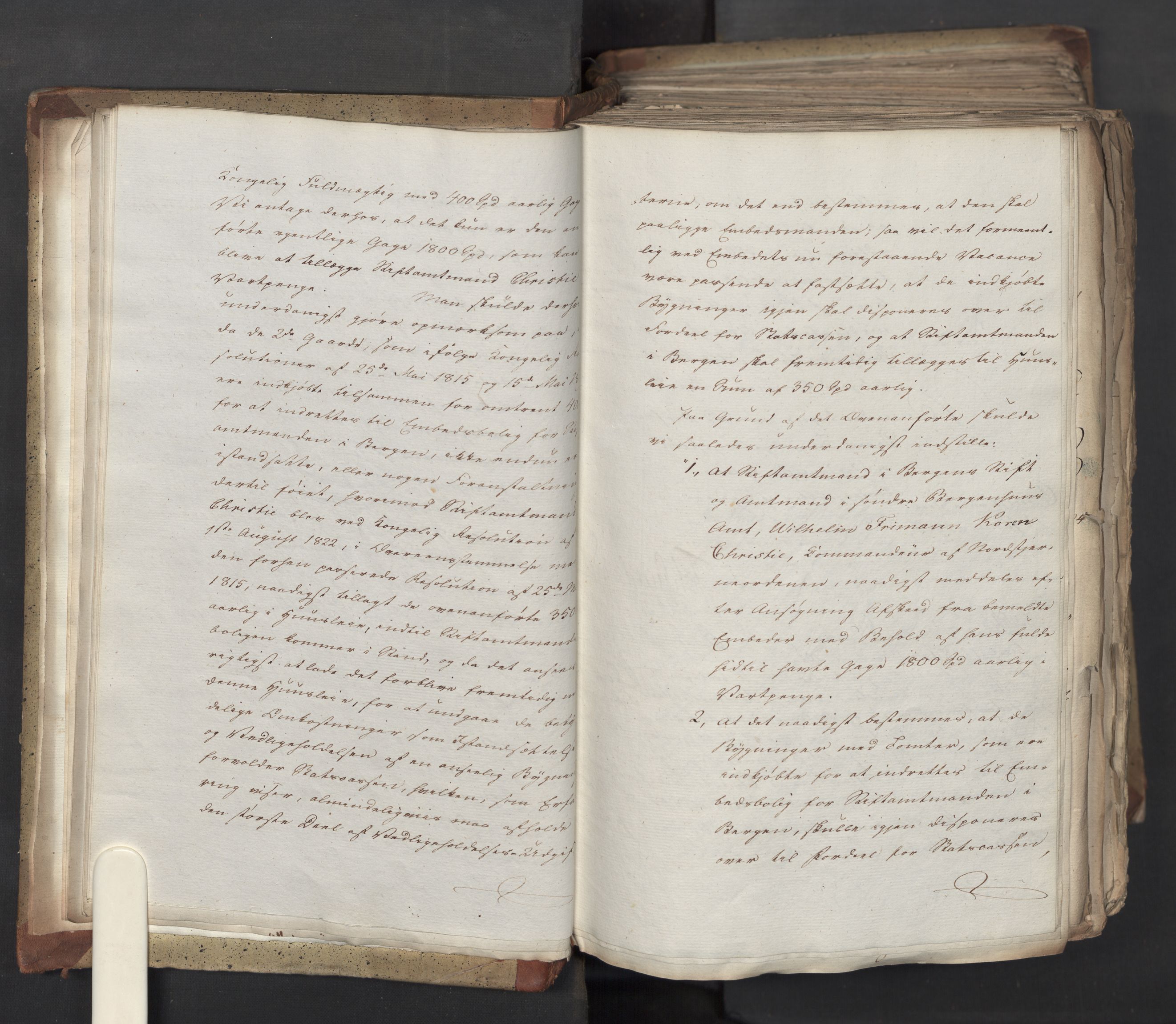 Statsrådsavdelingen i Stockholm, AV/RA-S-1003/D/Da/L0041: Regjeringsinnstillinger nr. 2204-2466, 1825, p. 17