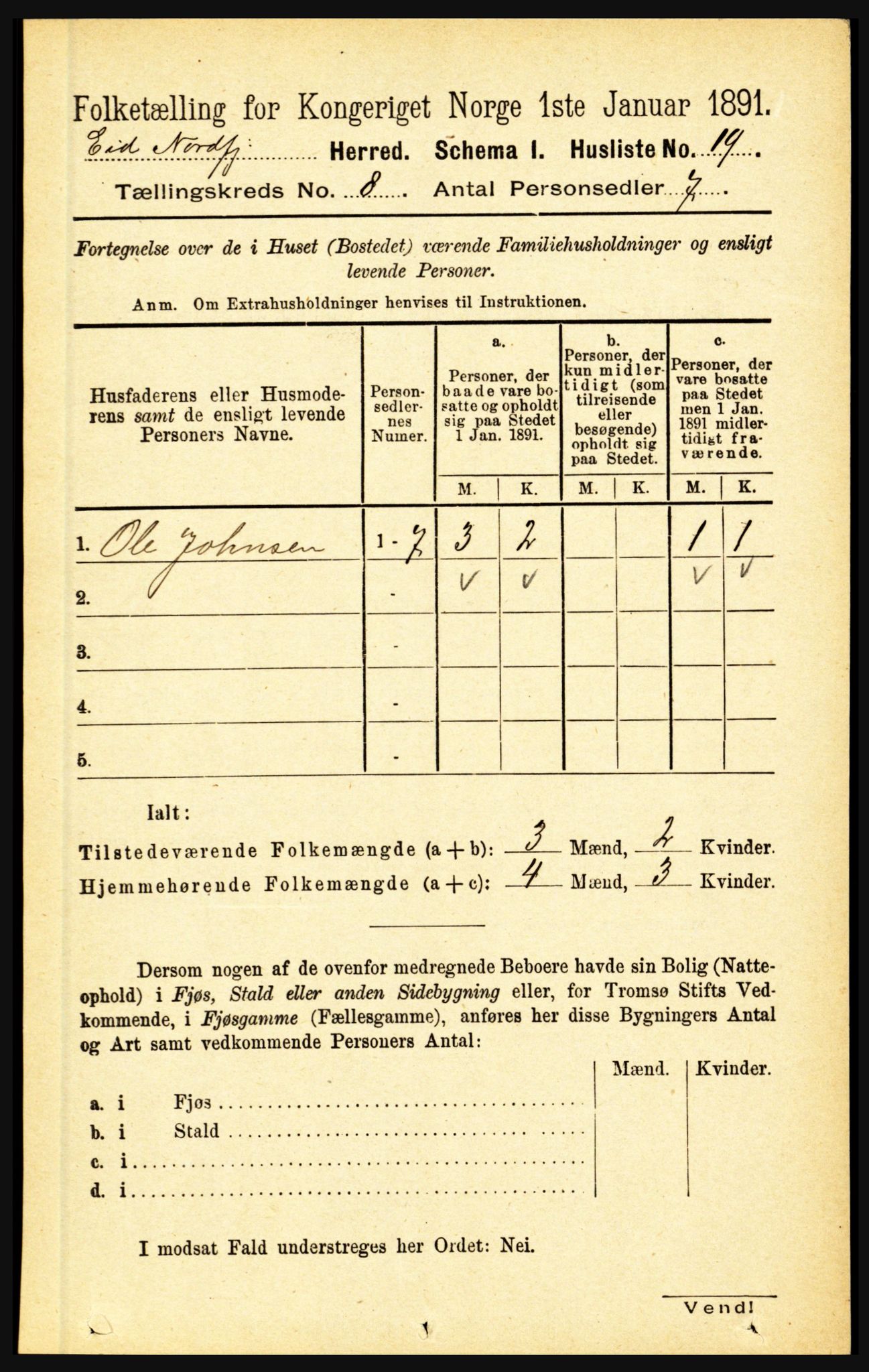 RA, 1891 census for 1443 Eid, 1891, p. 1967