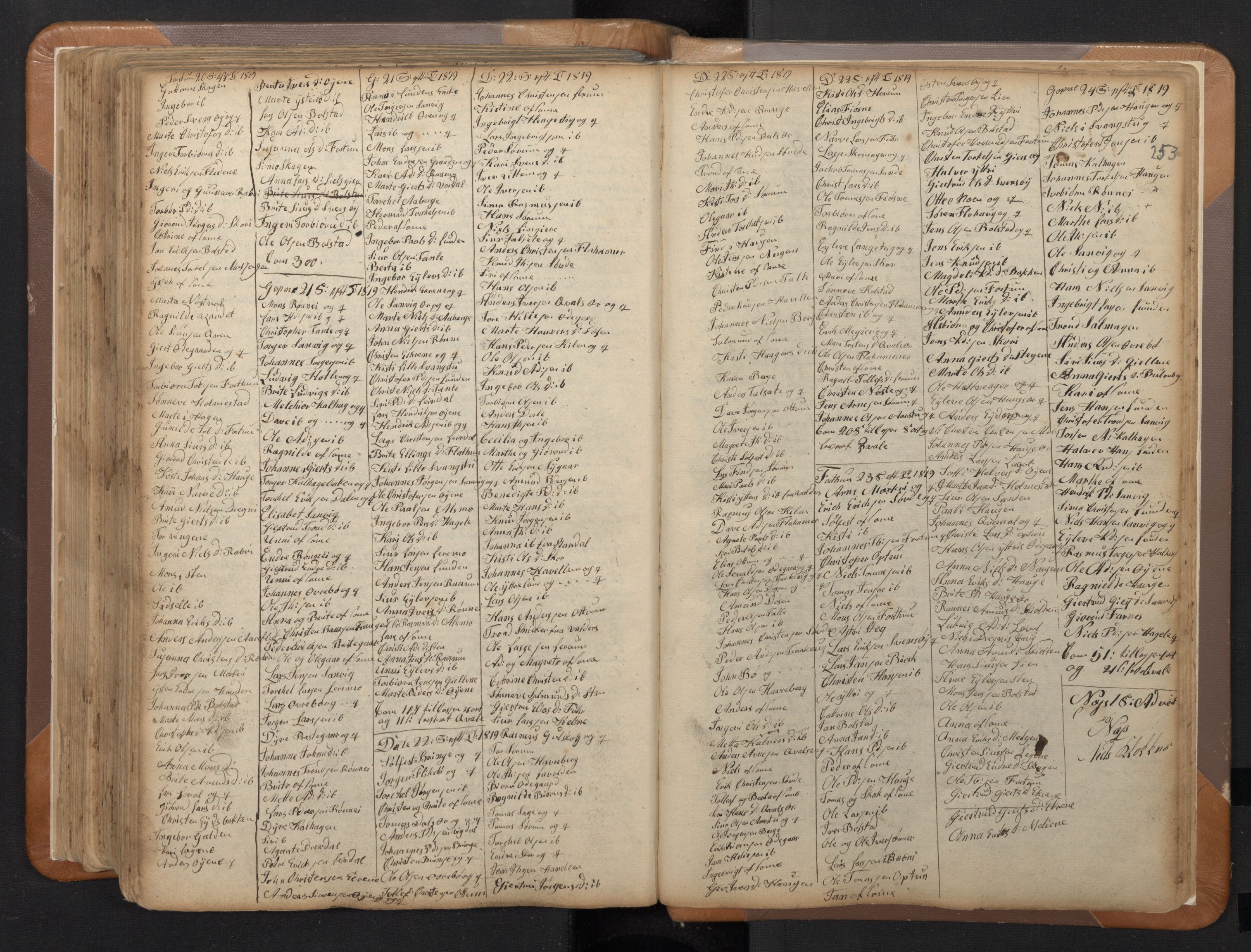 Luster sokneprestembete, AV/SAB-A-81101/H/Haa/Haaa/L0002: Parish register (official) no. A 2, 1751-1796, p. 252b-253a