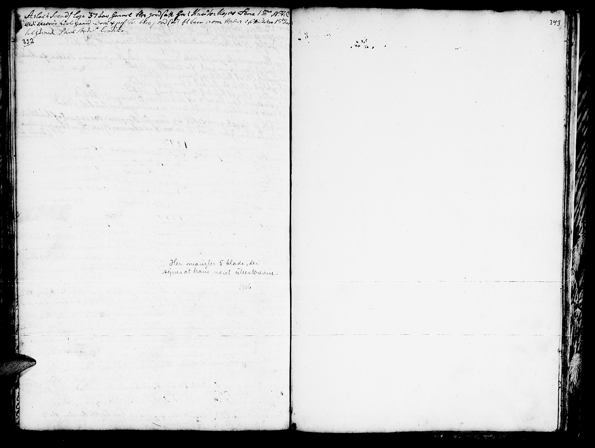 Kautokeino sokneprestembete, SATØ/S-1340/H/Ha/L0001.kirke: Parish register (official) no. 1, 1723-1776, p. 332-343
