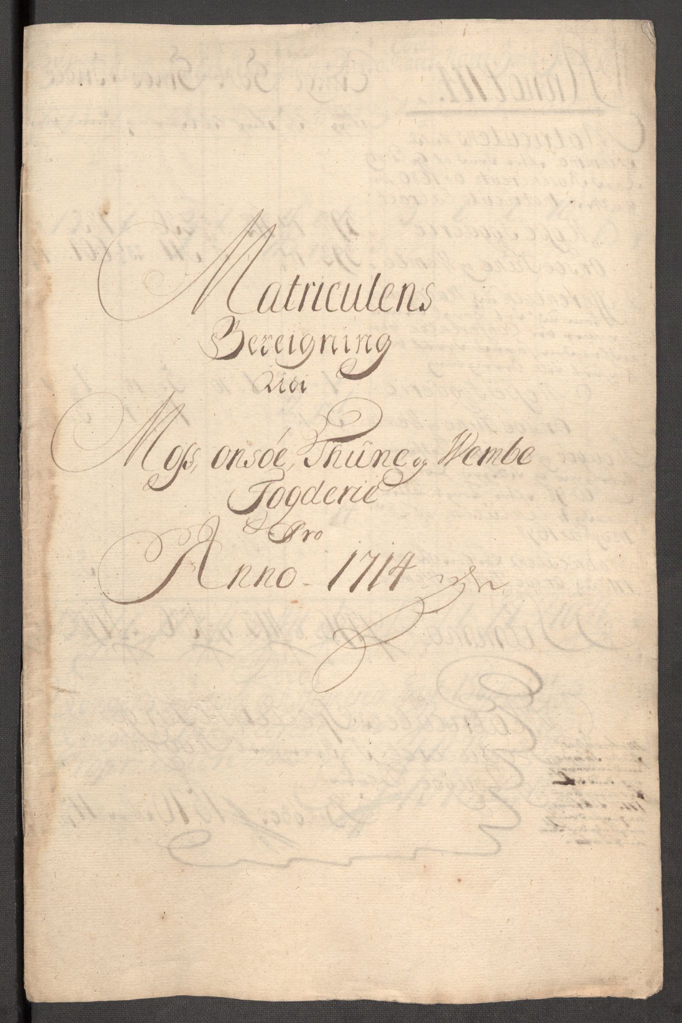 Rentekammeret inntil 1814, Reviderte regnskaper, Fogderegnskap, RA/EA-4092/R04/L0138: Fogderegnskap Moss, Onsøy, Tune, Veme og Åbygge, 1713-1714, p. 345