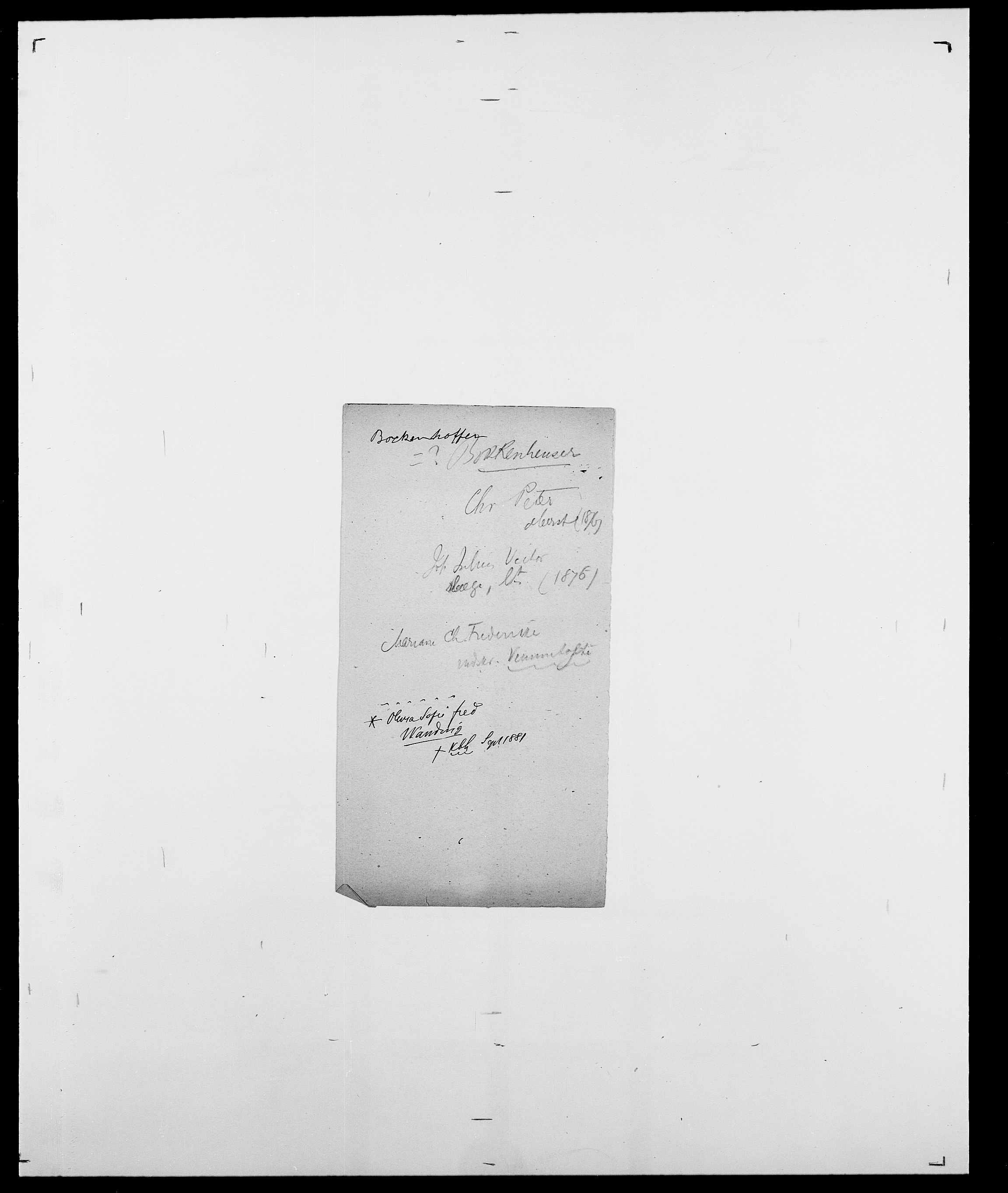 Delgobe, Charles Antoine - samling, AV/SAO-PAO-0038/D/Da/L0005: Boalth - Brahm, p. 11