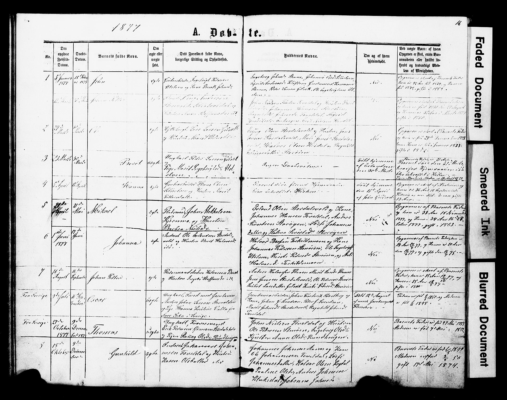 Ministerialprotokoller, klokkerbøker og fødselsregistre - Nord-Trøndelag, SAT/A-1458/707/L0052: Parish register (copy) no. 707C01, 1864-1897, p. 16