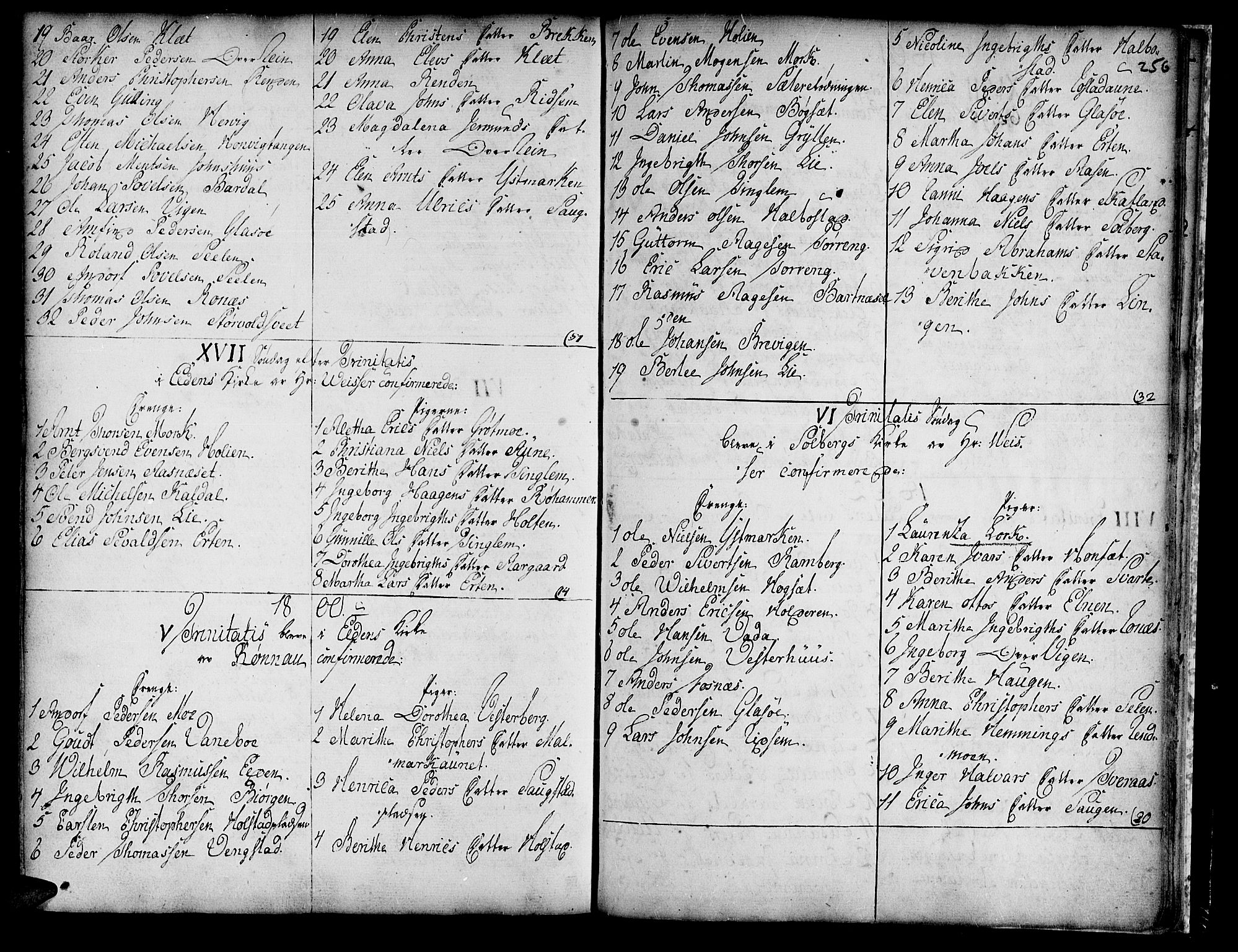Ministerialprotokoller, klokkerbøker og fødselsregistre - Nord-Trøndelag, SAT/A-1458/741/L0385: Parish register (official) no. 741A01, 1722-1815, p. 256