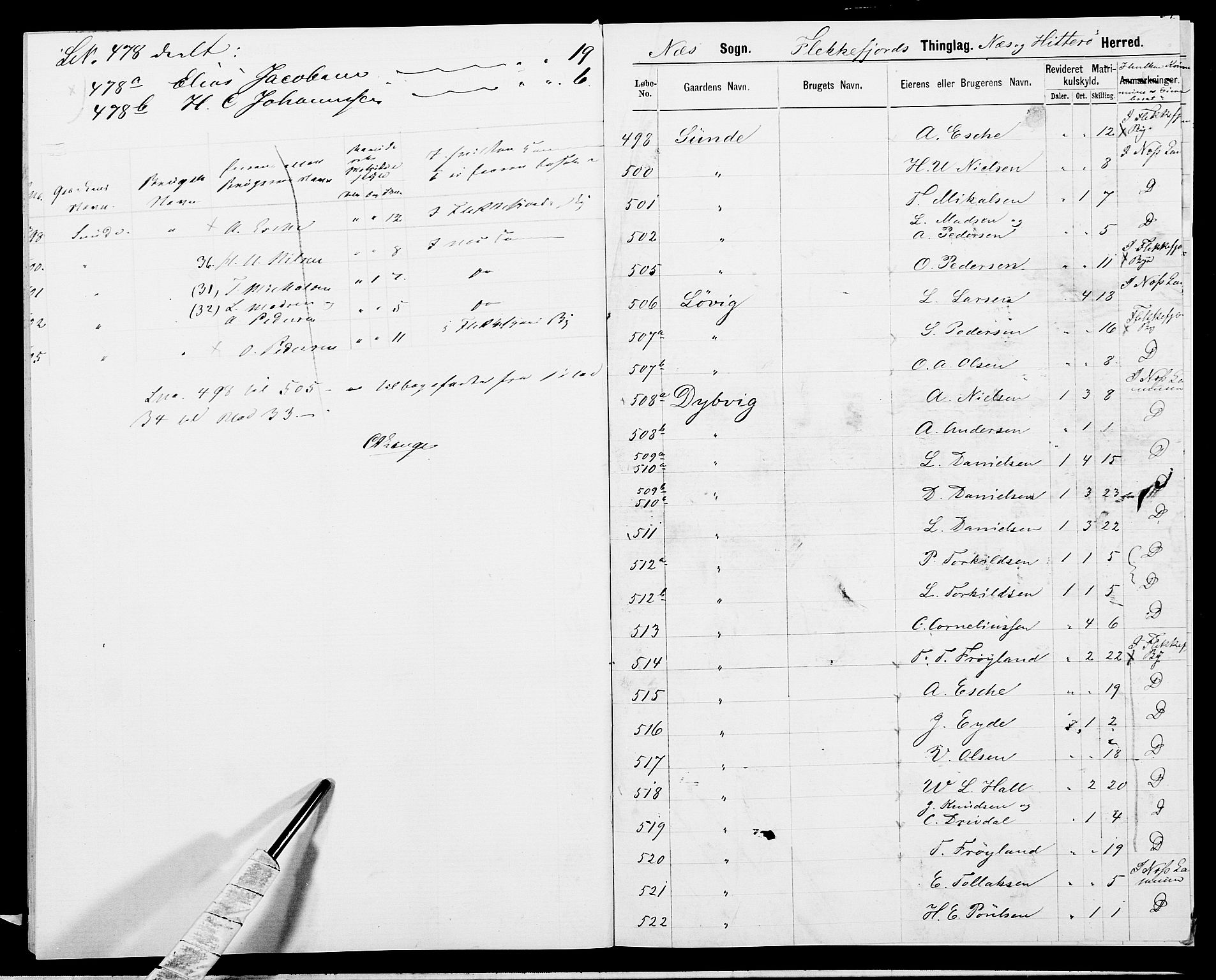 SAK, 1875 census for 1042L Flekkefjord/Nes og Hidra, 1875, p. 37