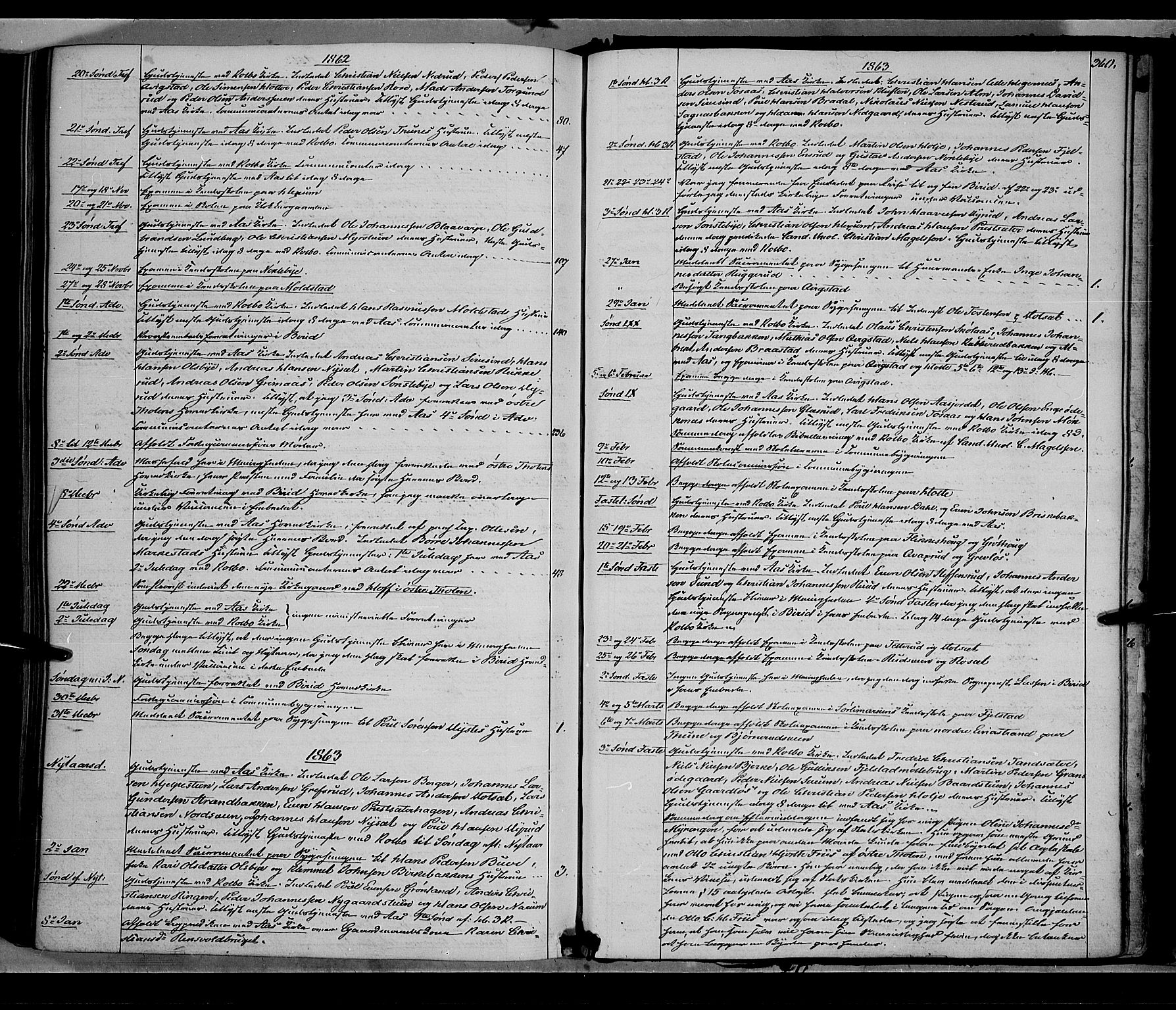 Vestre Toten prestekontor, SAH/PREST-108/H/Ha/Haa/L0007: Parish register (official) no. 7, 1862-1869, p. 360