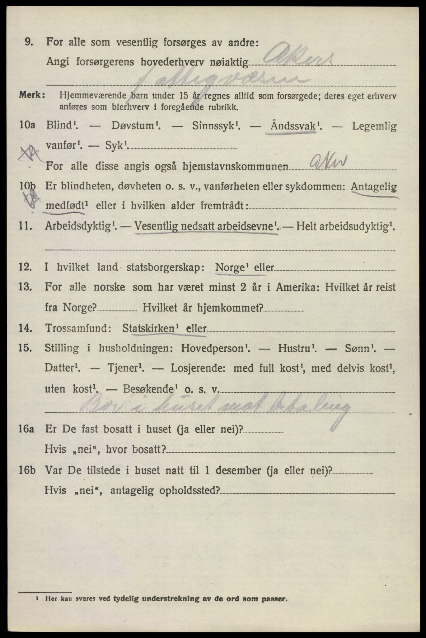 SAKO, 1920 census for Lardal, 1920, p. 5222