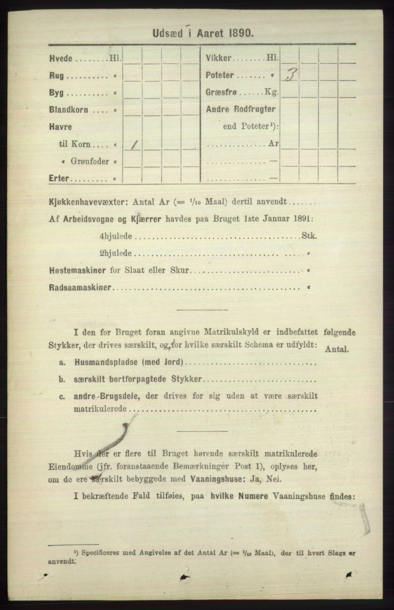 RA, 1891 census for 1251 Bruvik, 1891, p. 4892