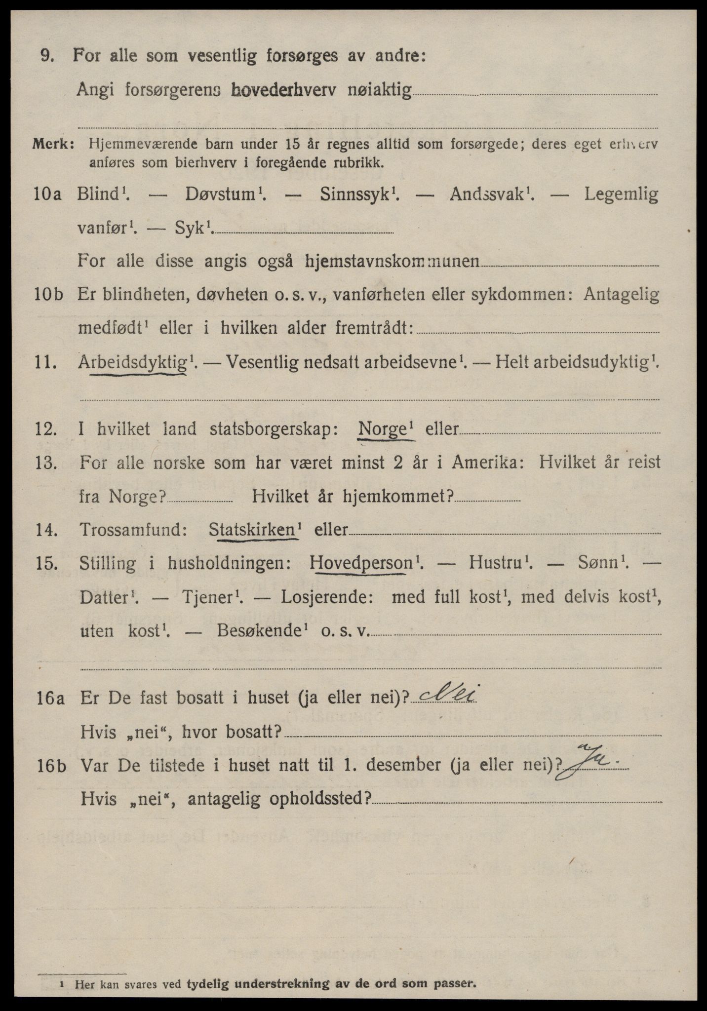 SAT, 1920 census for Grytten, 1920, p. 4145