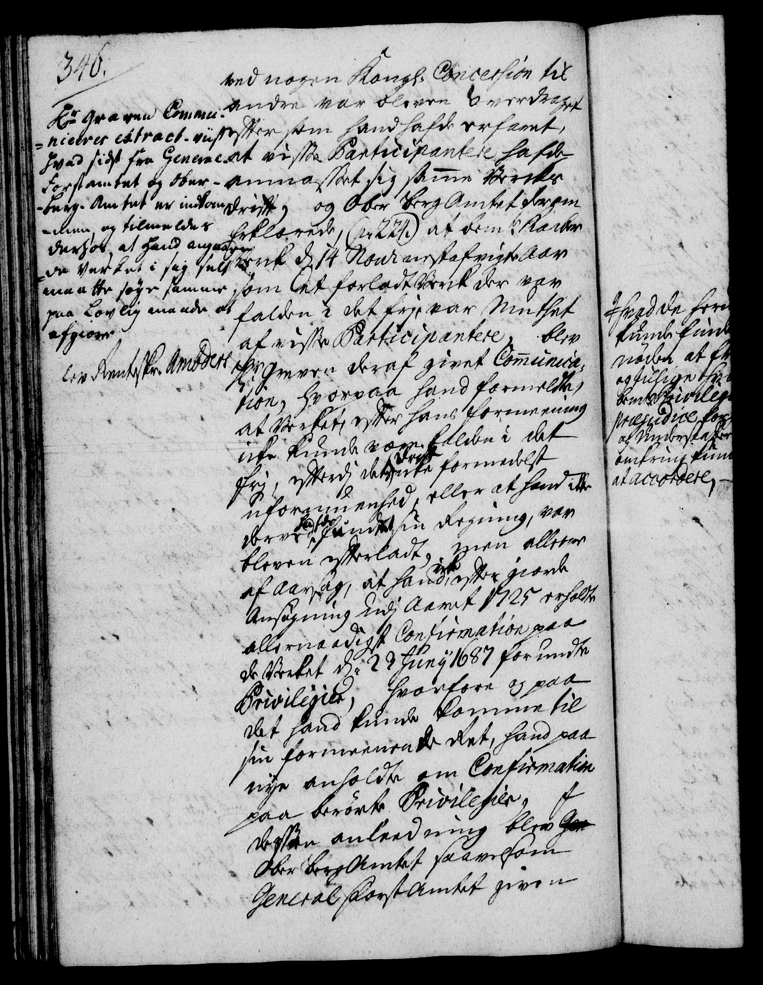 Rentekammeret, Kammerkanselliet, RA/EA-3111/G/Gh/Gha/L0022: Norsk ekstraktmemorialprotokoll (merket RK 53.67), 1739-1741, p. 346