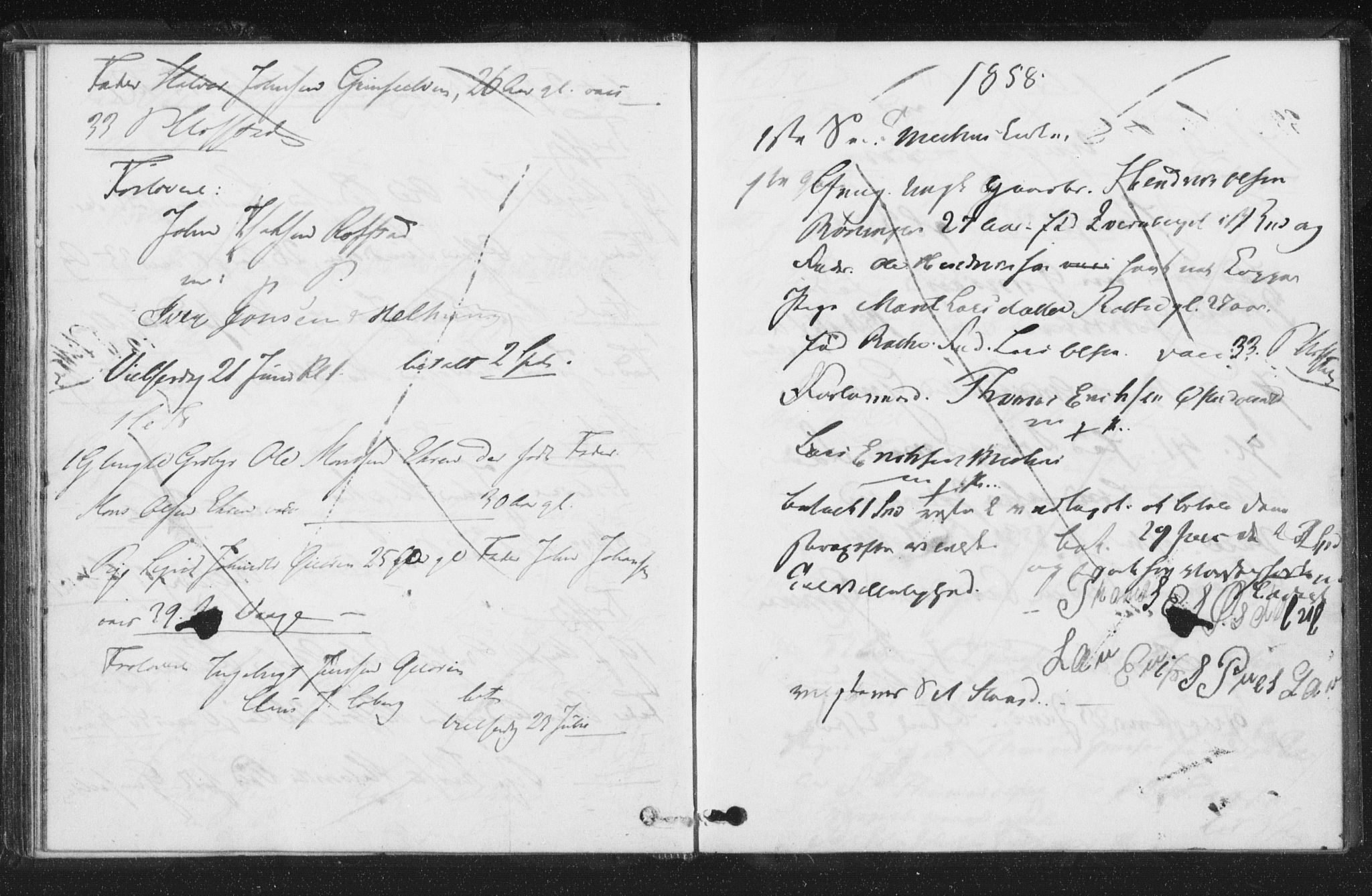 Melhus sokneprestkontor, SAT/A-1141/1/I/I1/I1f/L0009: Banns register no. 691.I.1F9, 1850-1866