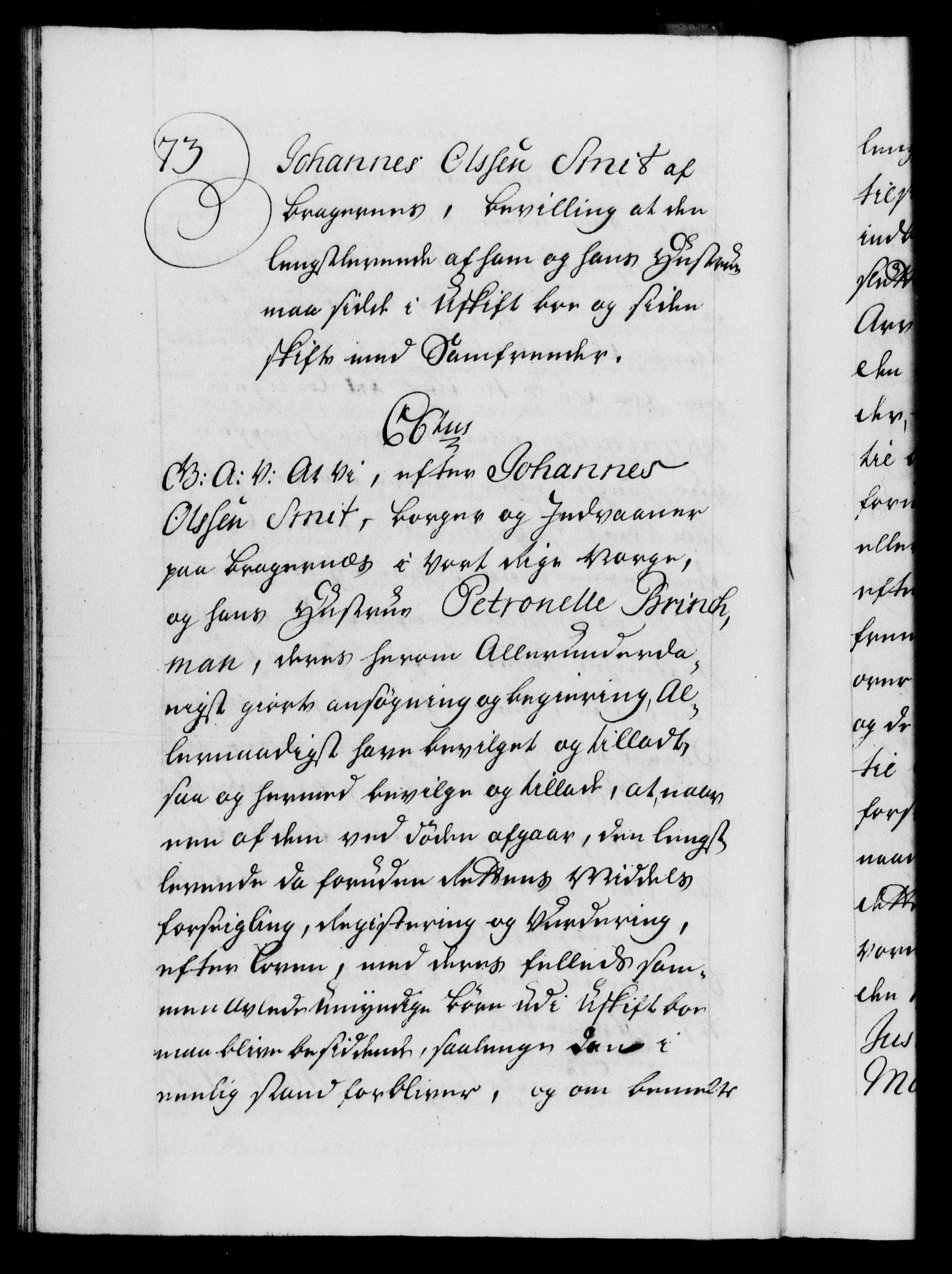 Danske Kanselli 1572-1799, AV/RA-EA-3023/F/Fc/Fca/Fcaa/L0031: Norske registre, 1739-1740, p. 56b