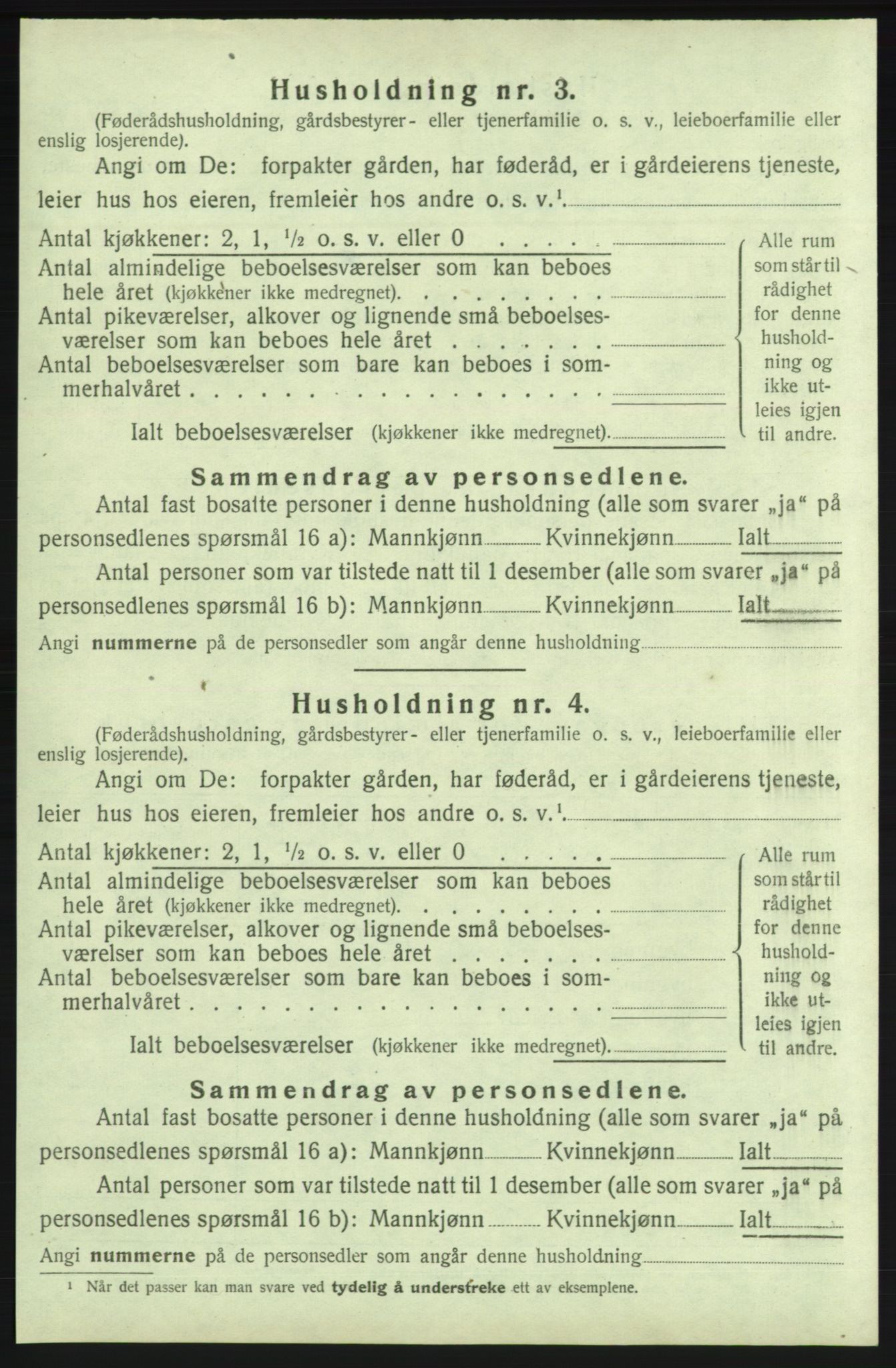 SAB, 1920 census for Kvinnherad, 1920, p. 2834