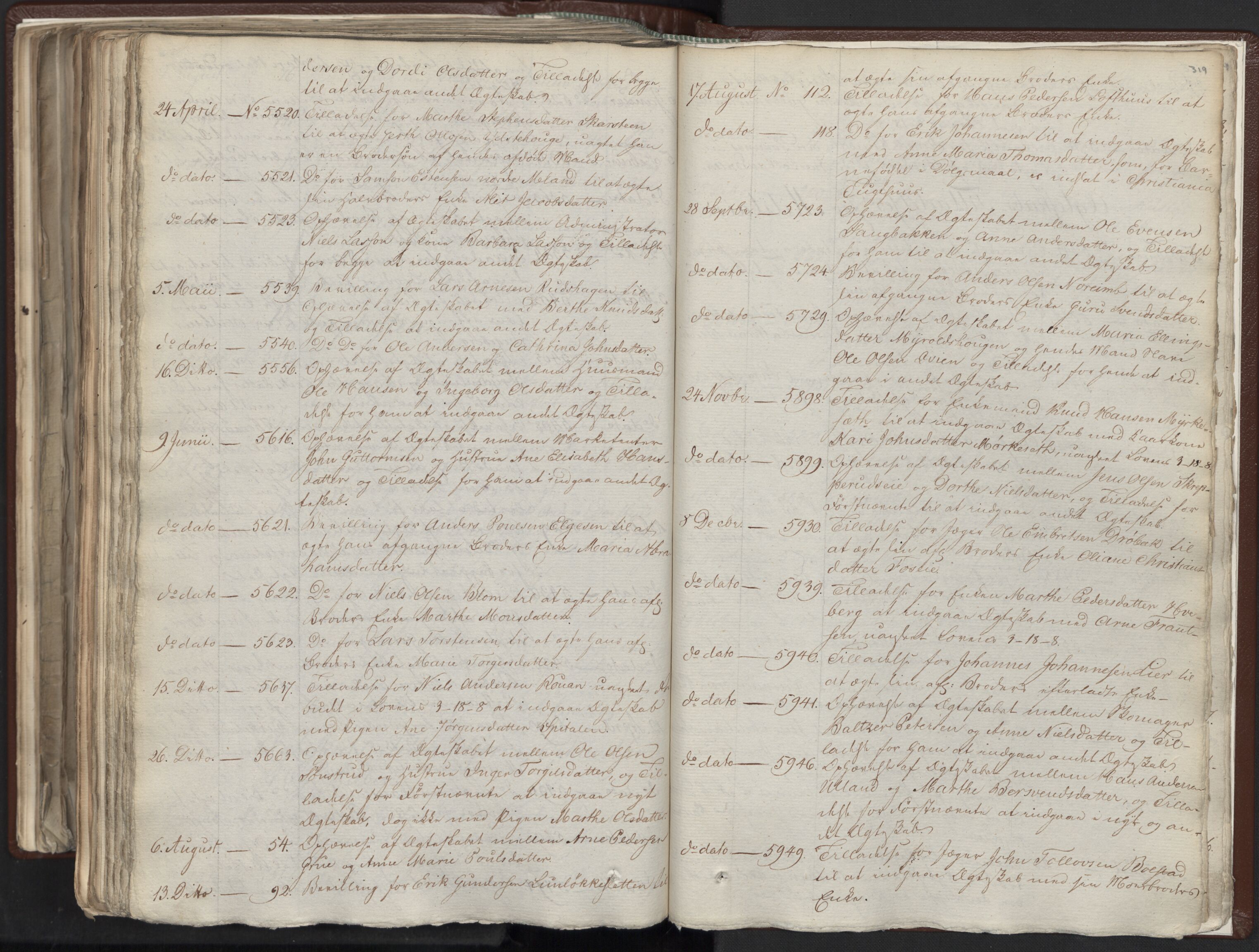 Statsrådssekretariatet, AV/RA-S-1001/A/Ab/L0012: Kgl. res. nr. 5679-6008 II, 1821, p. 318b-319a