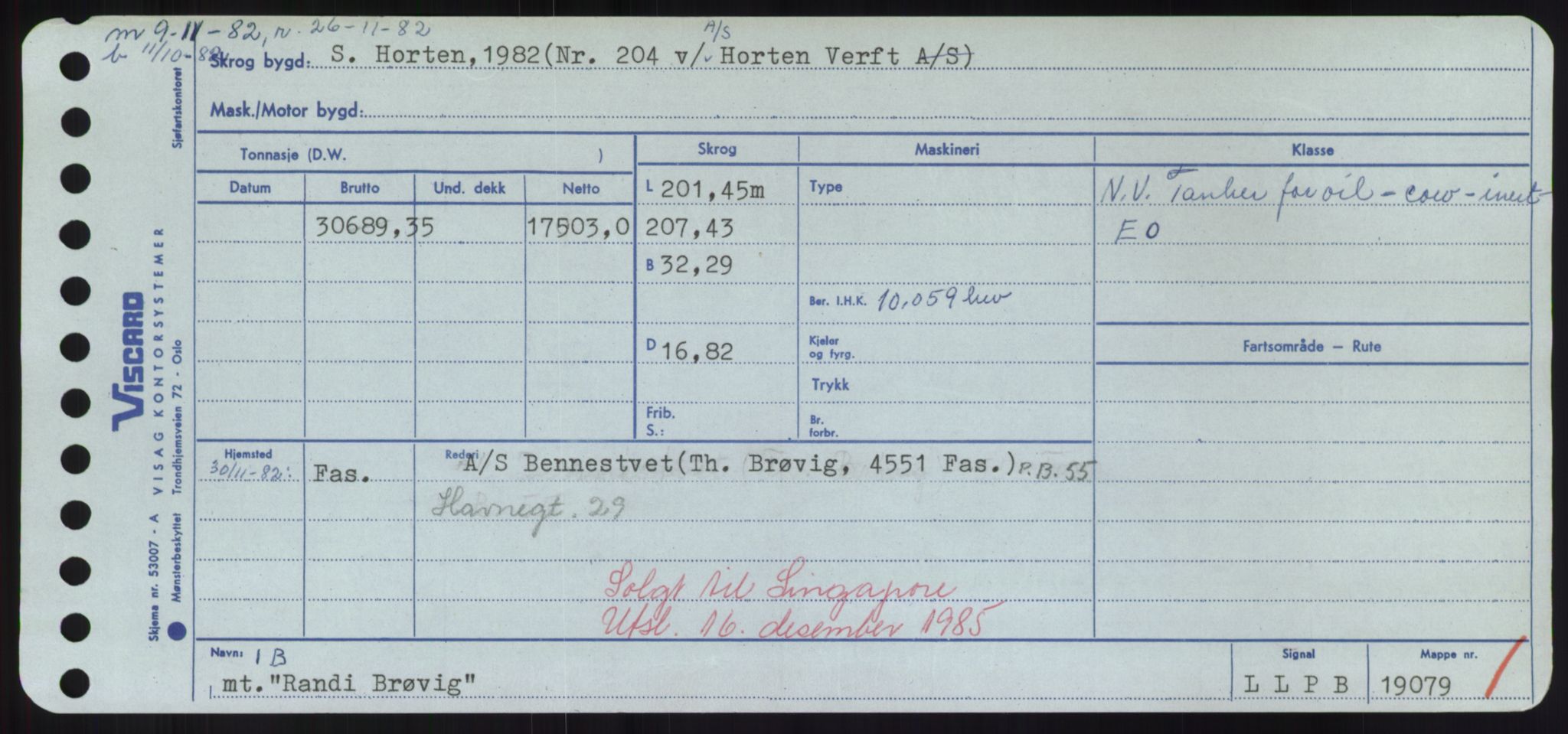 Sjøfartsdirektoratet med forløpere, Skipsmålingen, AV/RA-S-1627/H/Hd/L0030: Fartøy, Q-Riv, p. 179