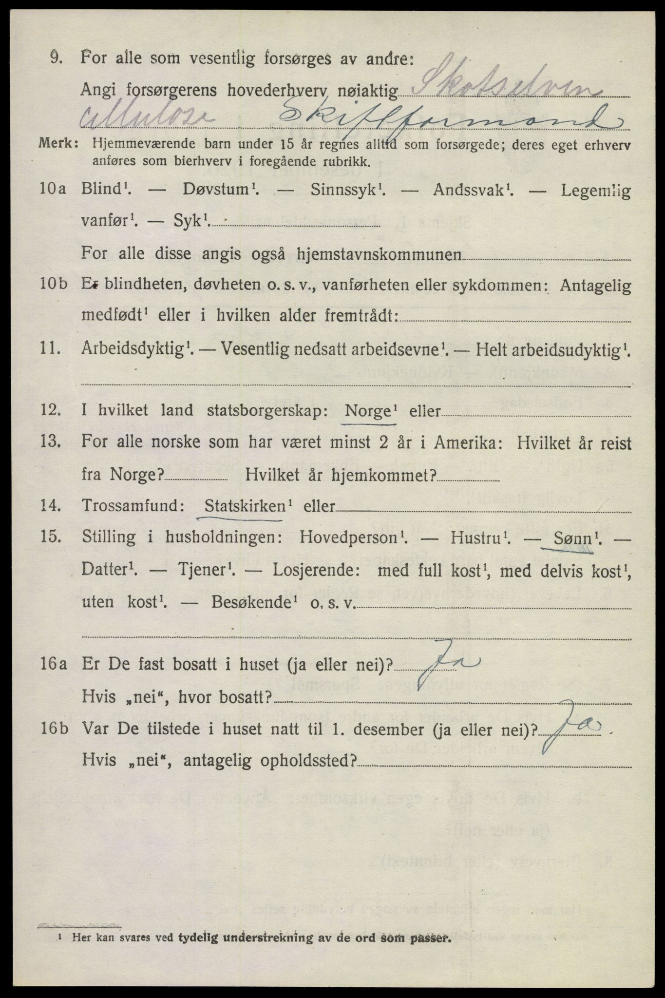 SAKO, 1920 census for Modum, 1920, p. 16210