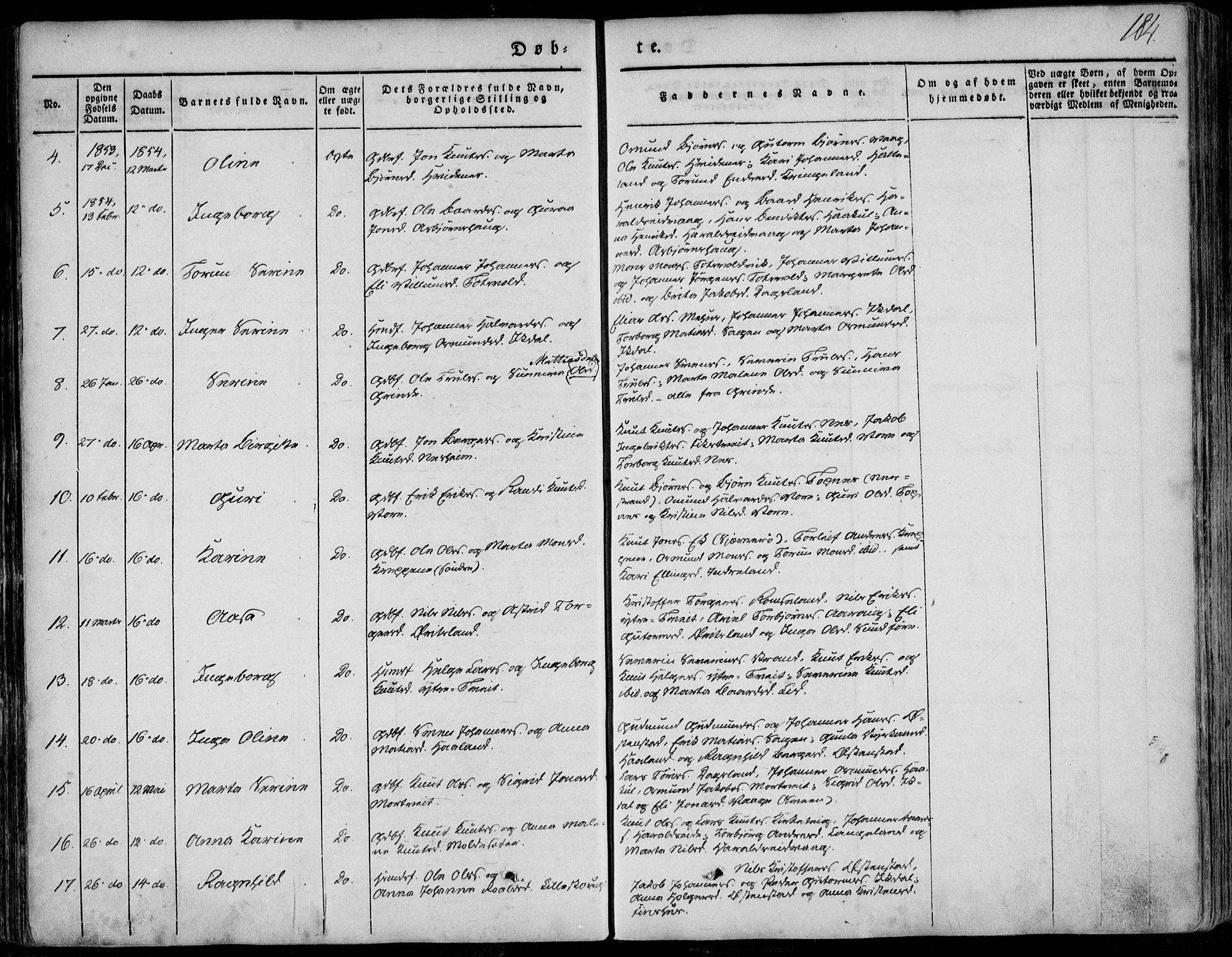 Skjold sokneprestkontor, AV/SAST-A-101847/H/Ha/Haa/L0006: Parish register (official) no. A 6.1, 1835-1858, p. 184