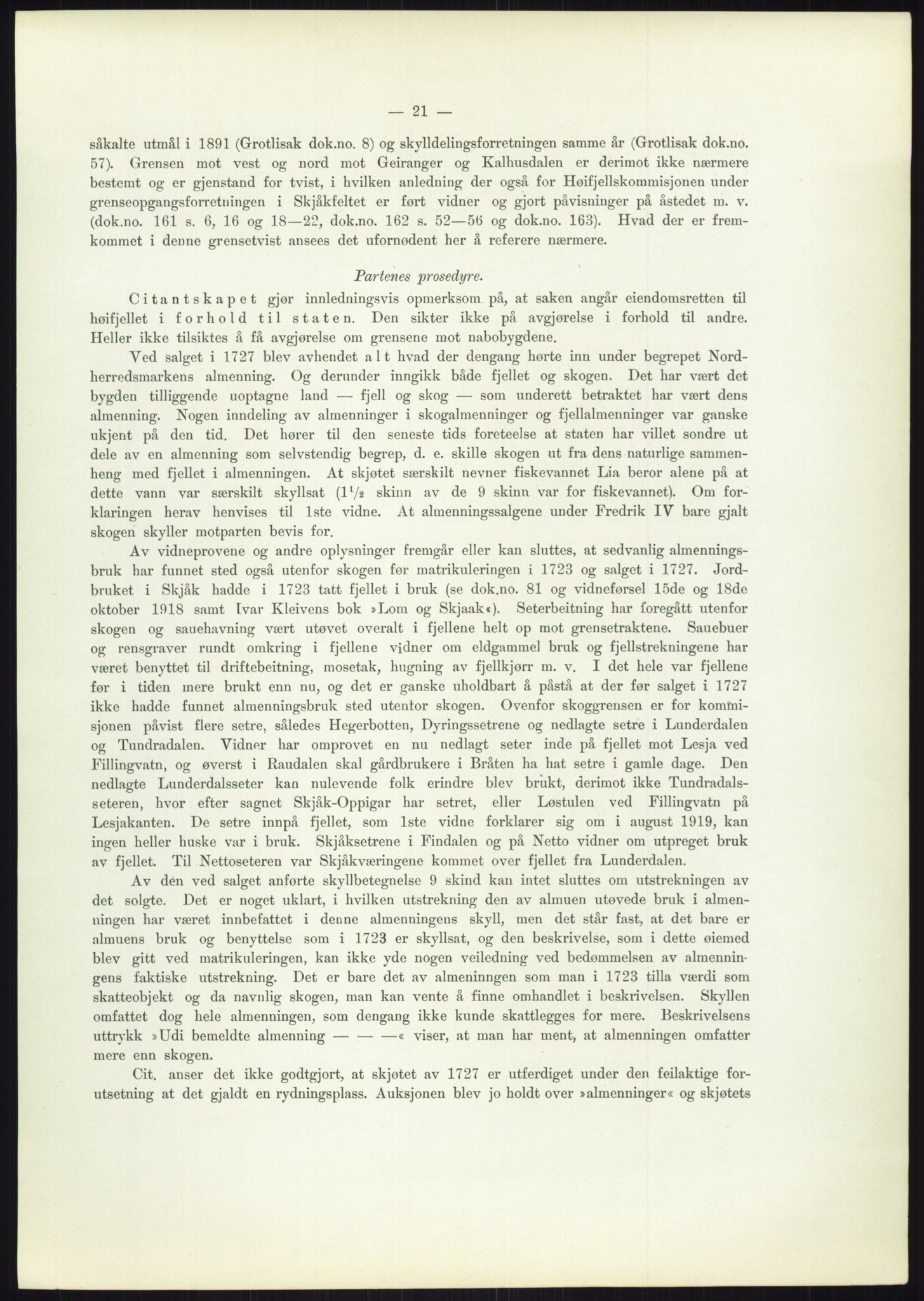 Høyfjellskommisjonen, AV/RA-S-1546/X/Xa/L0001: Nr. 1-33, 1909-1953, p. 2930