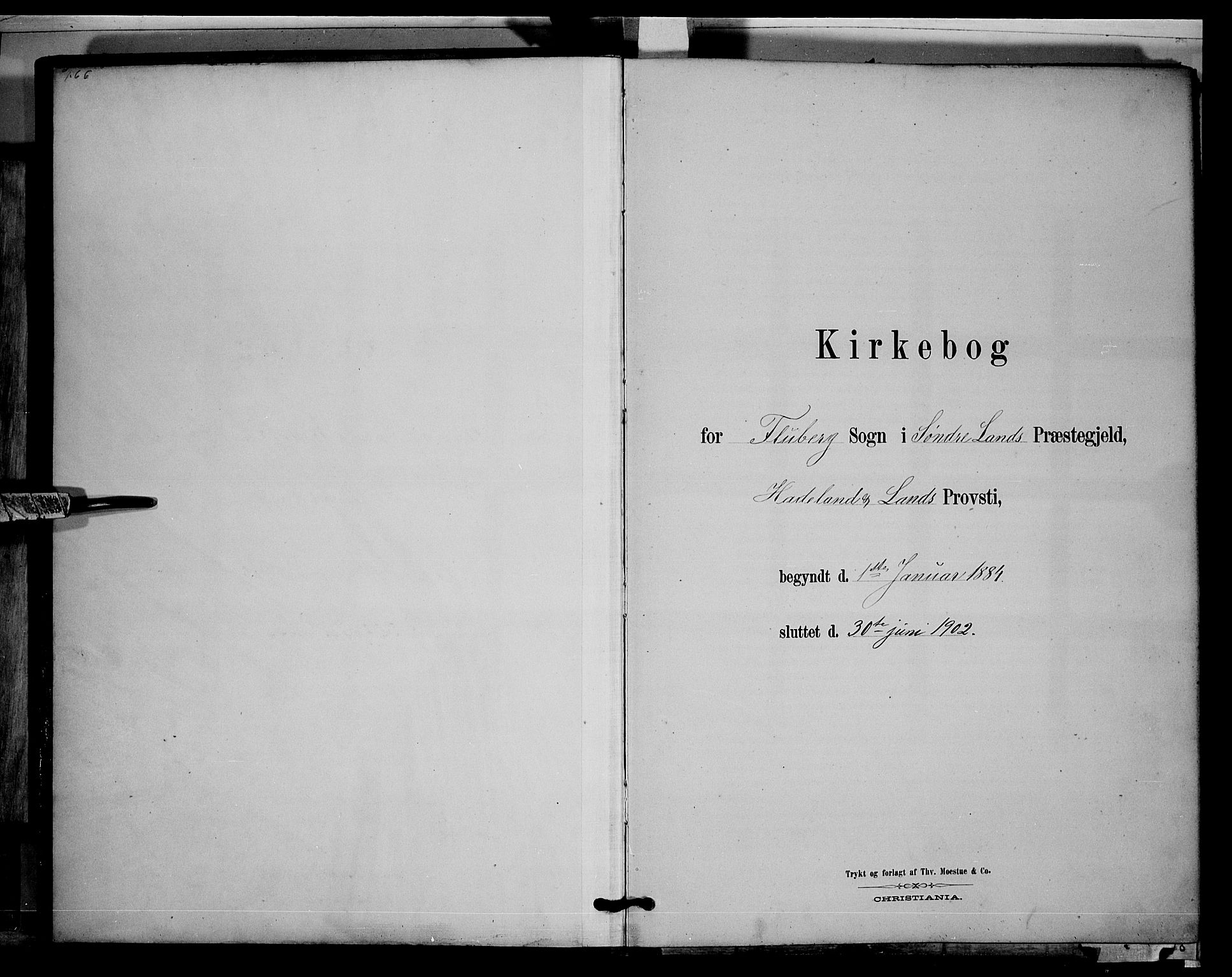 Søndre Land prestekontor, SAH/PREST-122/L/L0003: Parish register (copy) no. 3, 1884-1902