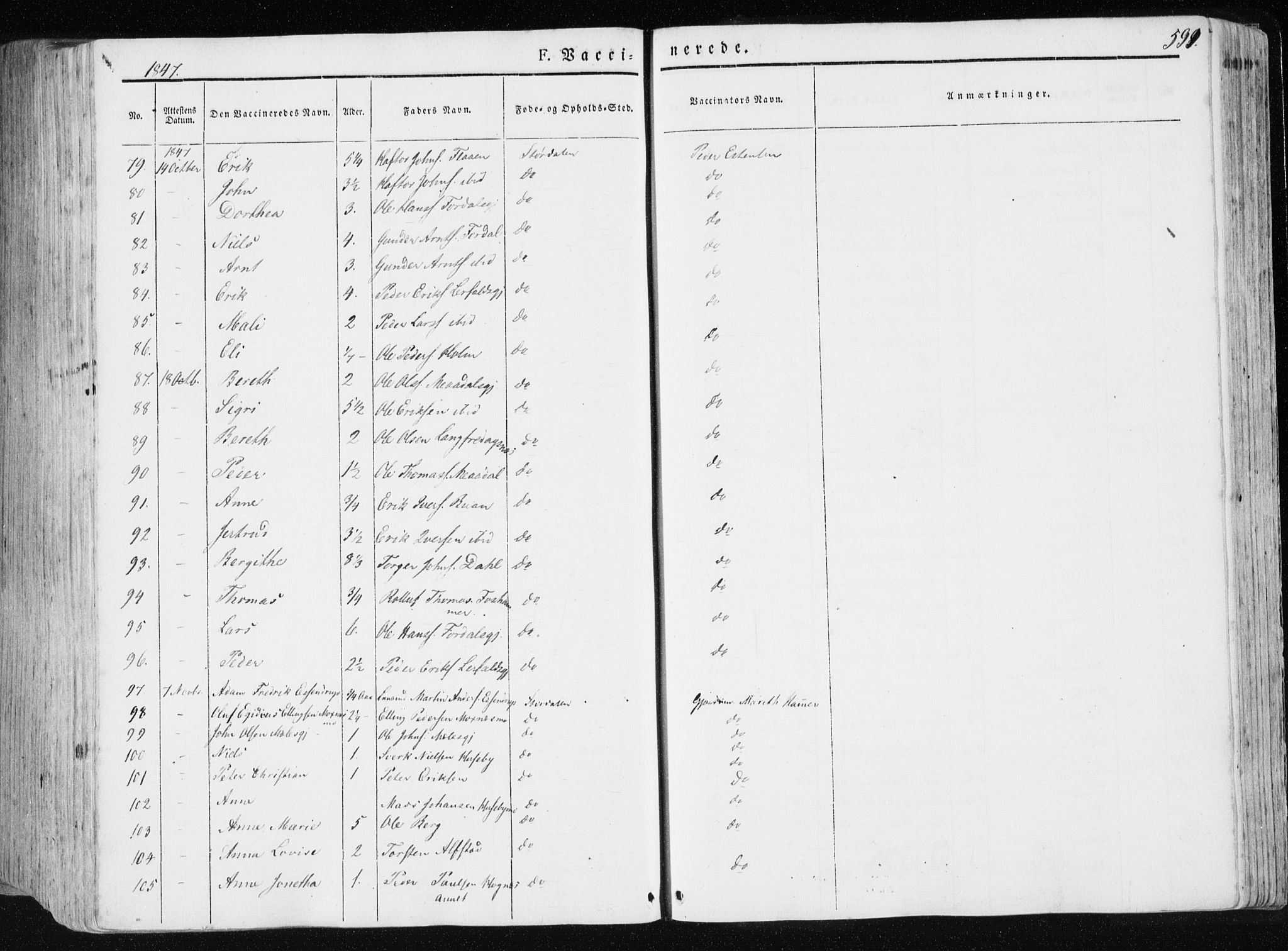 Ministerialprotokoller, klokkerbøker og fødselsregistre - Nord-Trøndelag, AV/SAT-A-1458/709/L0074: Parish register (official) no. 709A14, 1845-1858, p. 591