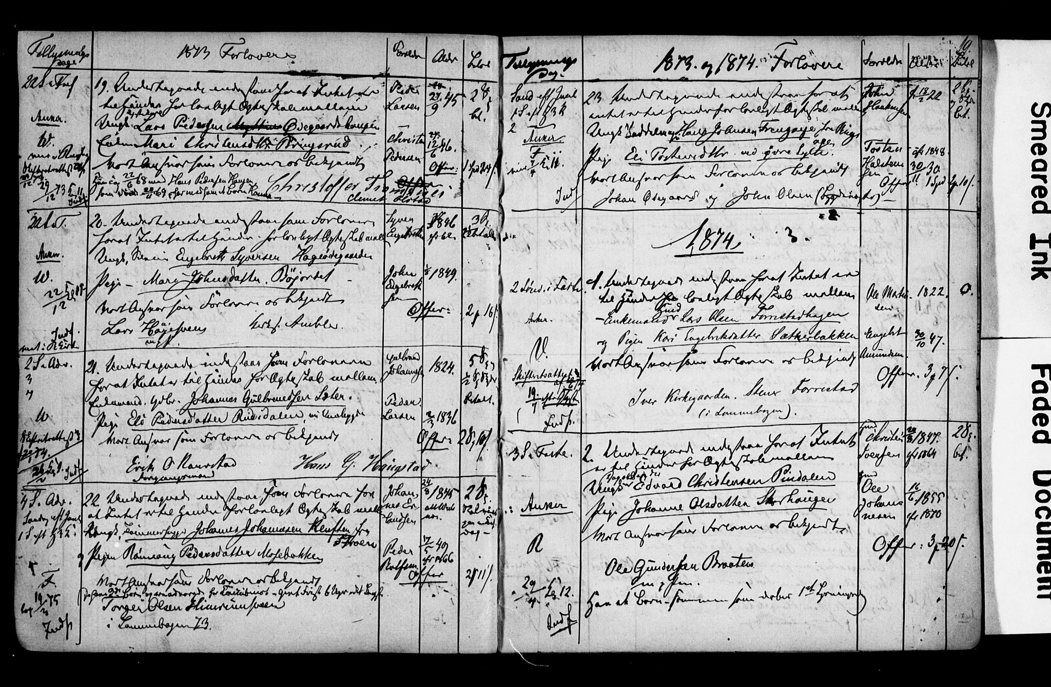 Ringebu prestekontor, AV/SAH-PREST-082/I/Ie: Banns register no. 1, 1868-1886, p. 19