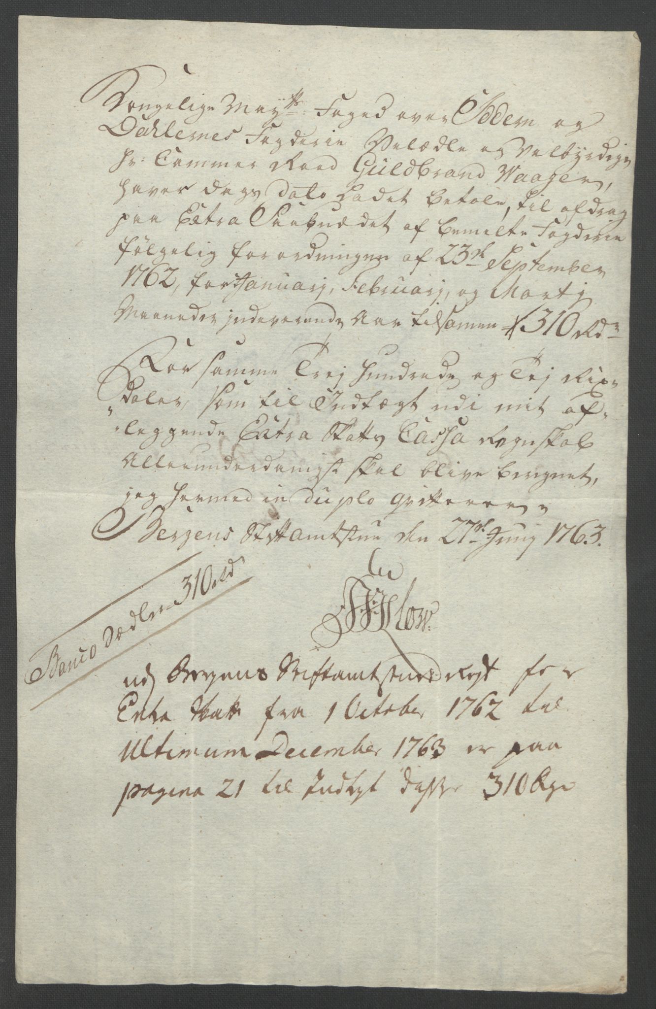 Rentekammeret inntil 1814, Reviderte regnskaper, Fogderegnskap, AV/RA-EA-4092/R46/L2835: Ekstraskatten Jæren og Dalane, 1762-1764, p. 73