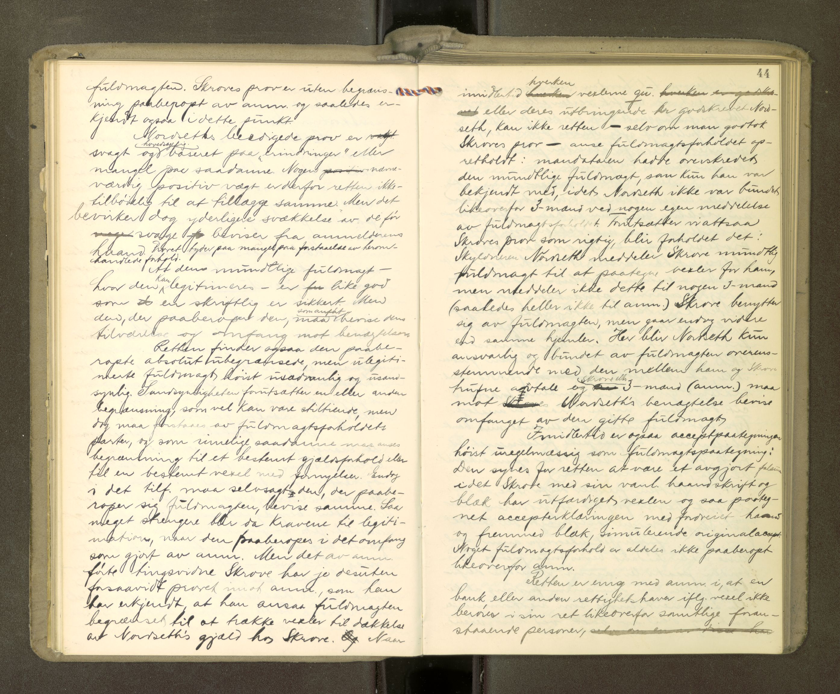 Stjør- og Verdal sorenskriveri, AV/SAT-A-4167/1/3/3B/L0012: Skifteforhandlingsprotokoll, 1912-1919, p. 44