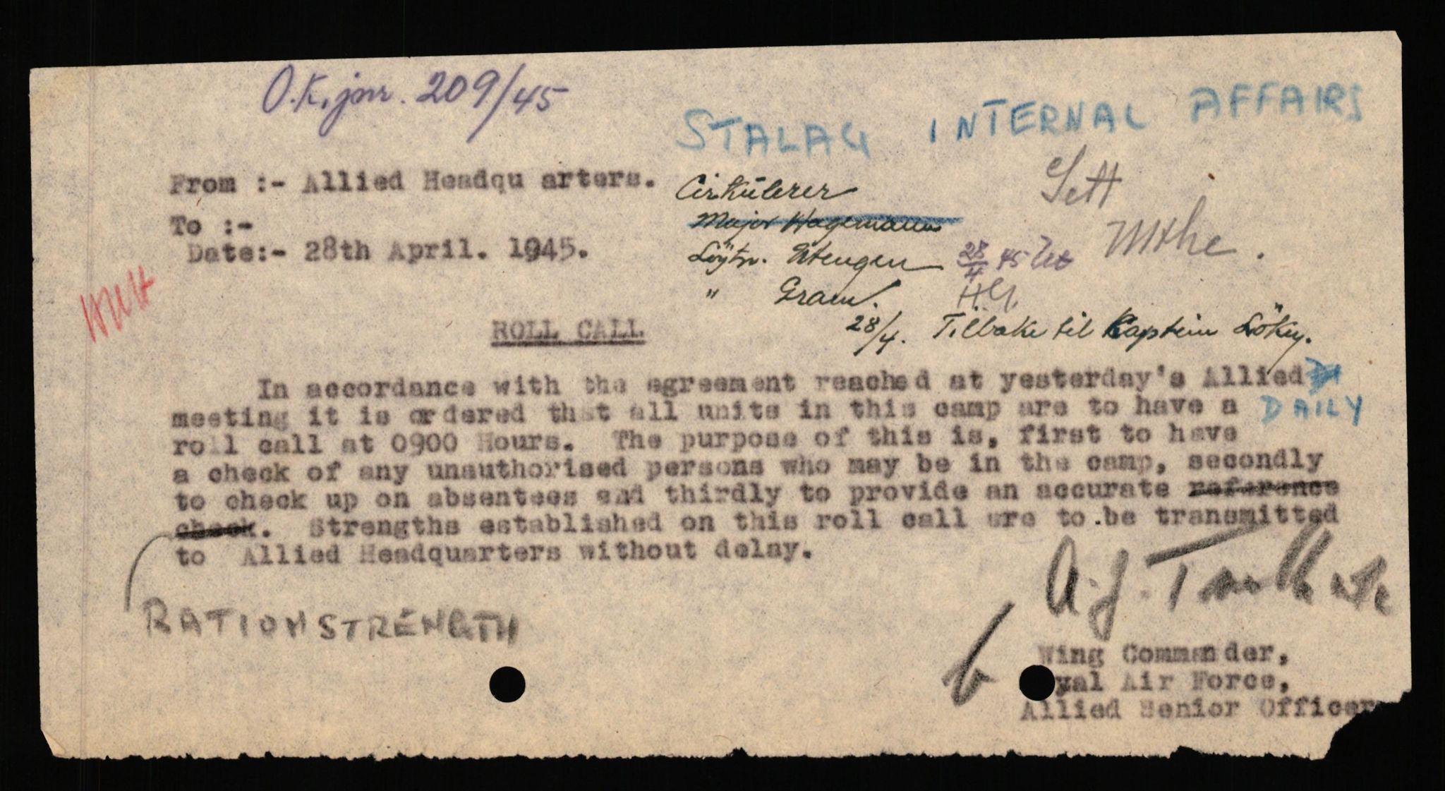 Forsvaret, Forsvarets krigshistoriske avdeling, AV/RA-RAFA-2017/Y/Yf/L0201: II-C-11-2102  -  Norske offiserer i krigsfangenskap, 1940-1945, p. 393