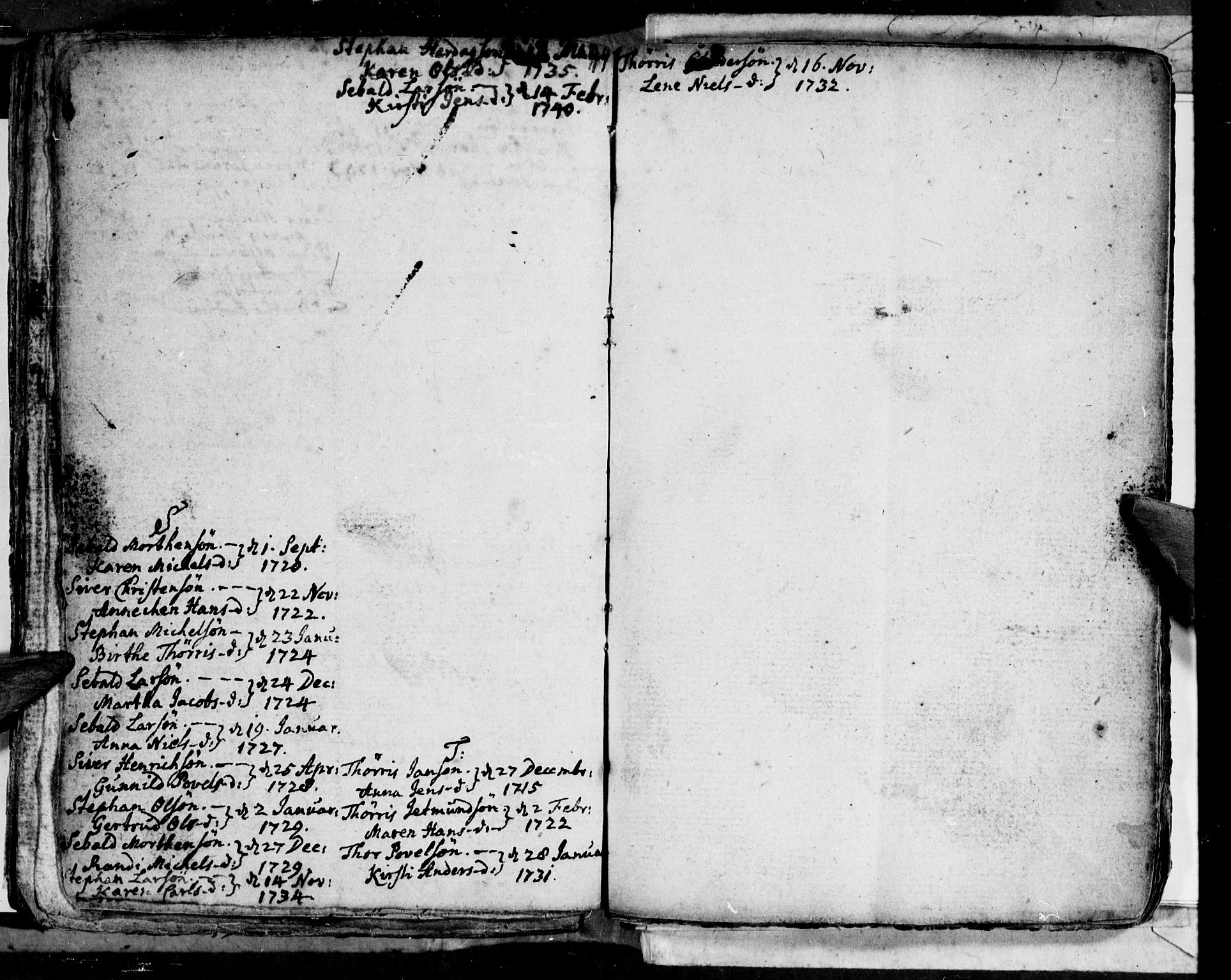 Ministerialprotokoller, klokkerbøker og fødselsregistre - Nordland, AV/SAT-A-1459/853/L0765: Parish register (official) no. 853A04, 1715-1745