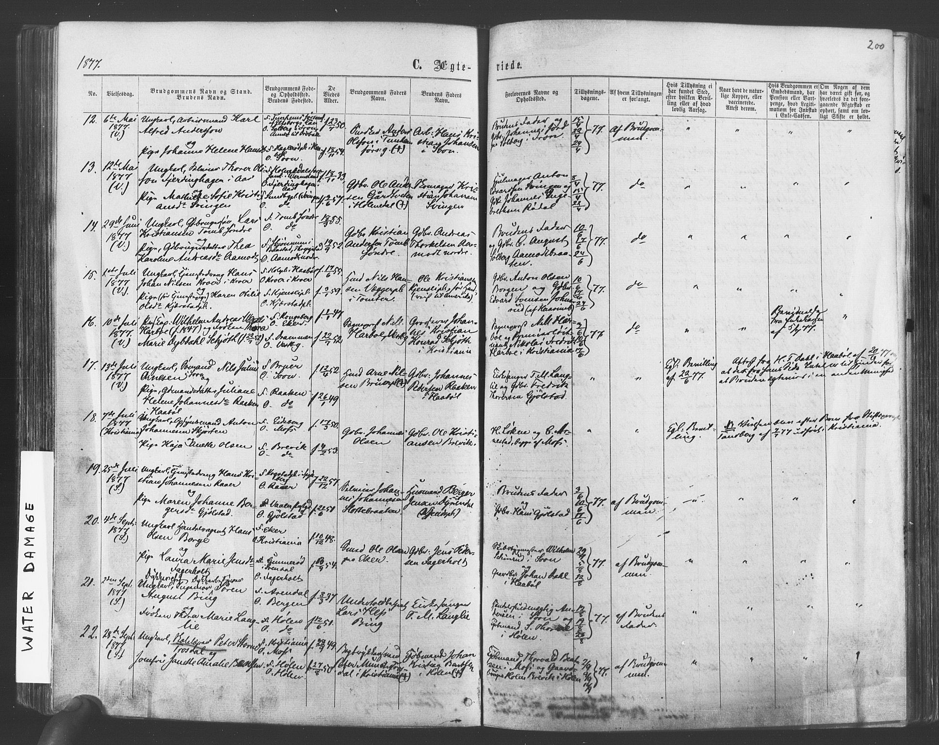 Vestby prestekontor Kirkebøker, AV/SAO-A-10893/F/Fa/L0008: Parish register (official) no. I 8, 1863-1877, p. 200