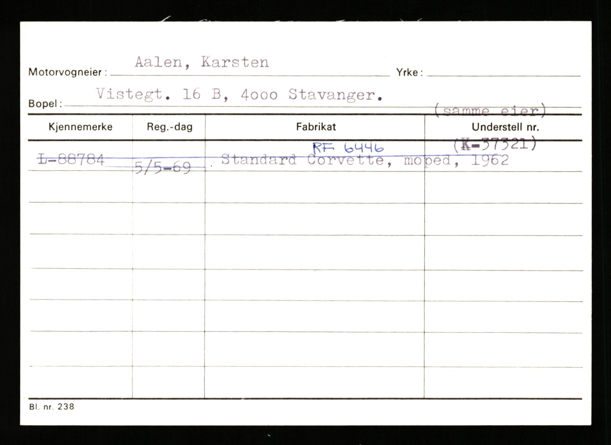 Stavanger trafikkstasjon, SAST/A-101942/0/H/L0044: Øksna - Åmo, 1930-1971, p. 2370