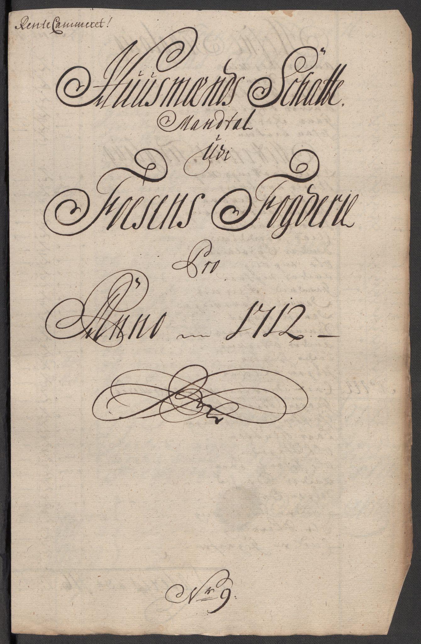 Rentekammeret inntil 1814, Reviderte regnskaper, Fogderegnskap, AV/RA-EA-4092/R57/L3861: Fogderegnskap Fosen, 1712-1713, p. 106