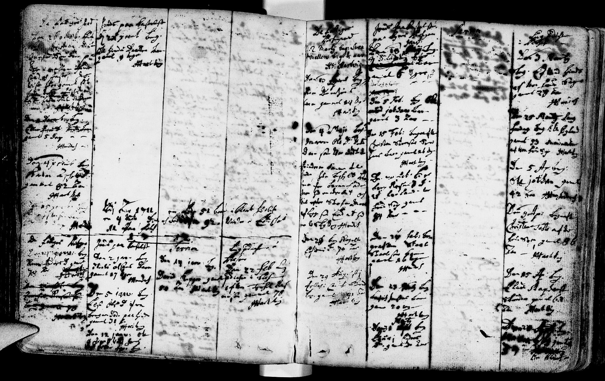 Domkirken sokneprestkontor, SAST/A-101812/001/30/30BA/L0001: Parish register (official) no. A 1 /1, 1688-1727