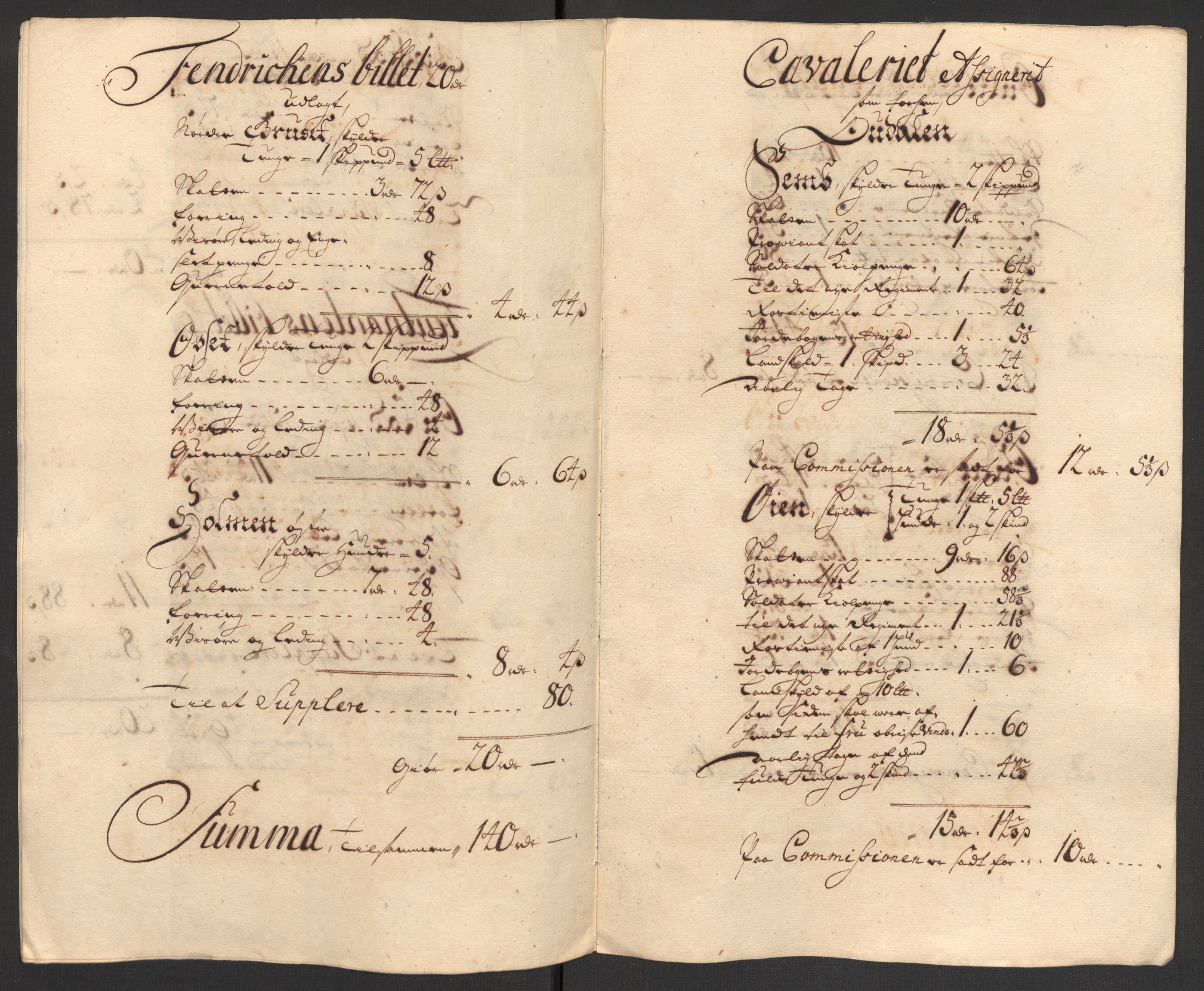 Rentekammeret inntil 1814, Reviderte regnskaper, Fogderegnskap, RA/EA-4092/R13/L0844: Fogderegnskap Solør, Odal og Østerdal, 1707, p. 200